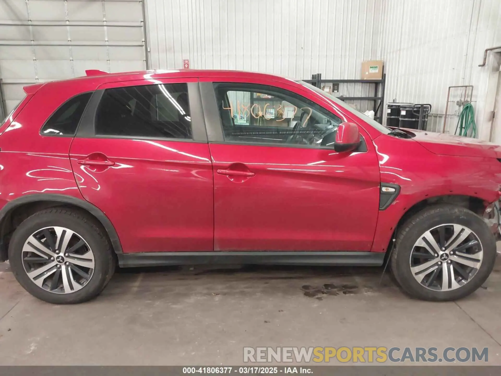 14 Photograph of a damaged car JA4ARUAU0MU003394 MITSUBISHI OUTLANDER SPORT 2021