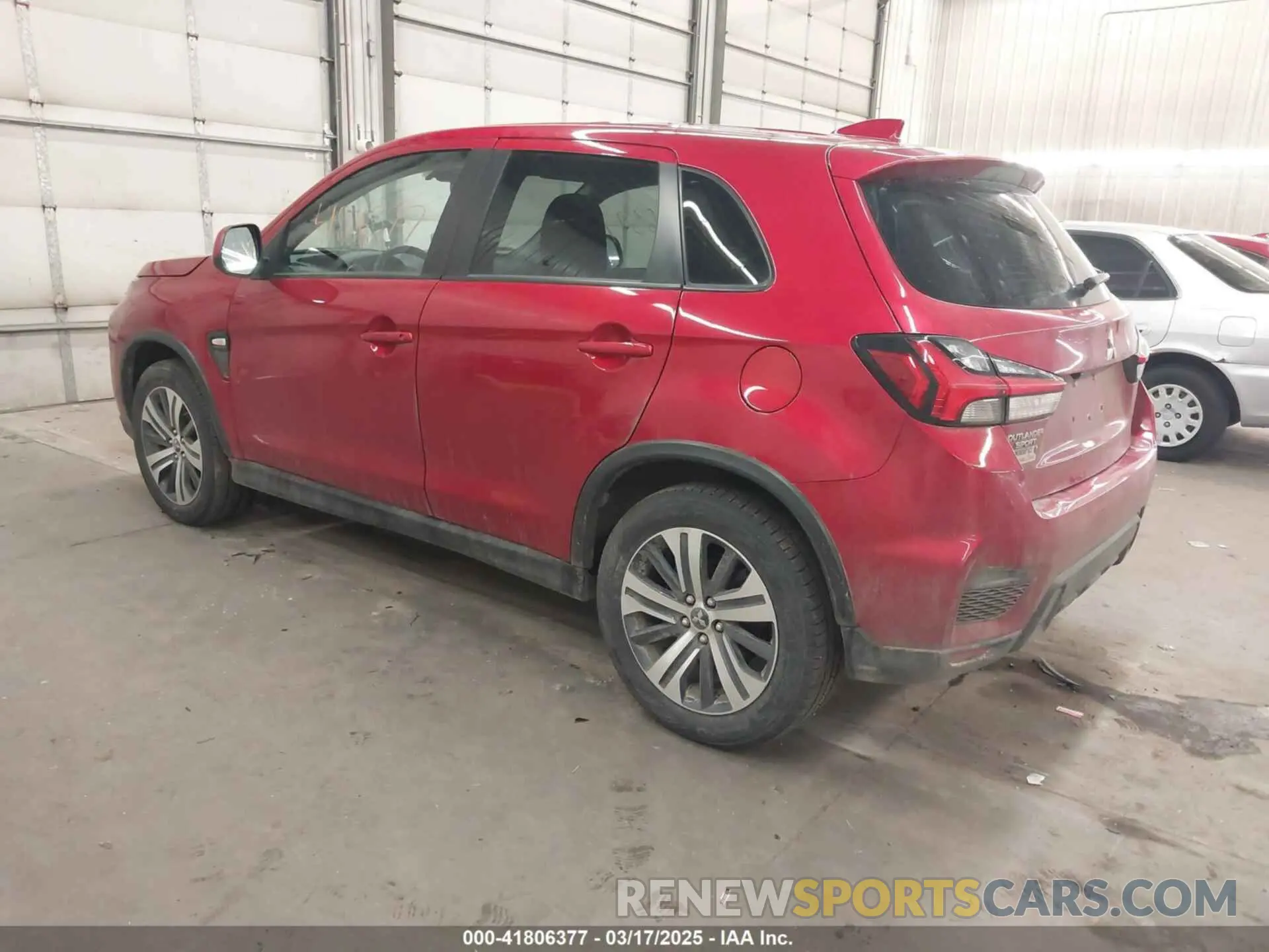 3 Photograph of a damaged car JA4ARUAU0MU003394 MITSUBISHI OUTLANDER SPORT 2021