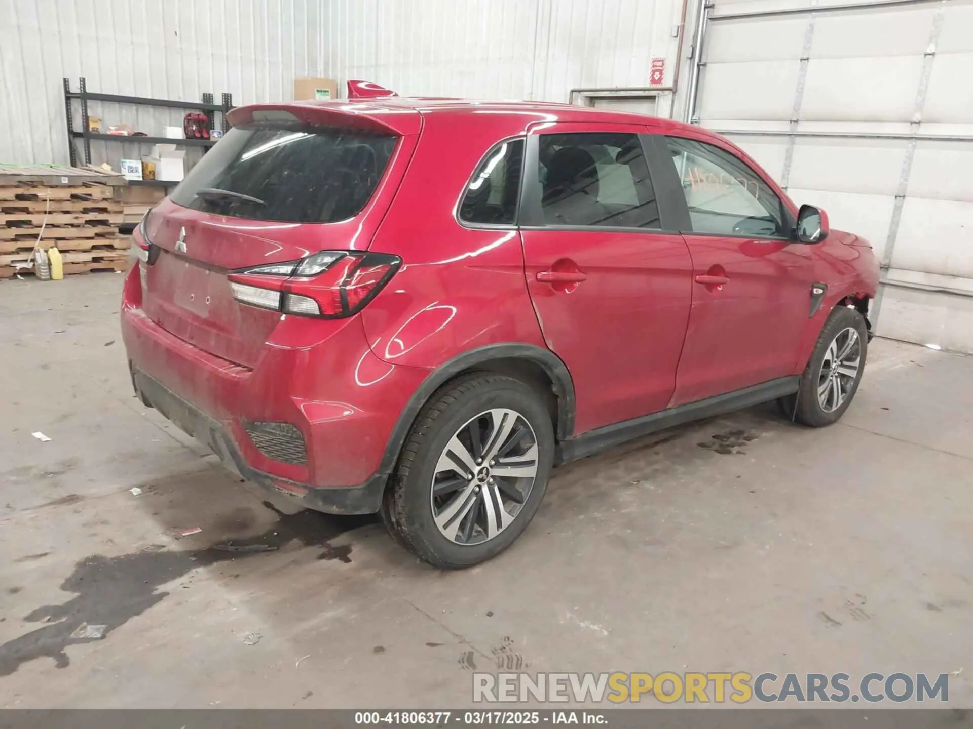 4 Photograph of a damaged car JA4ARUAU0MU003394 MITSUBISHI OUTLANDER SPORT 2021