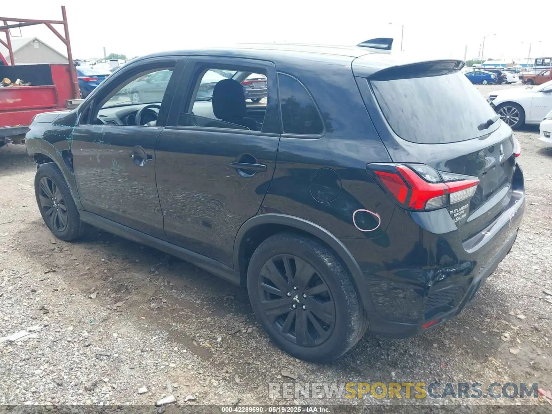 3 Photograph of a damaged car JA4ARUAU0MU009437 MITSUBISHI OUTLANDER SPORT 2021