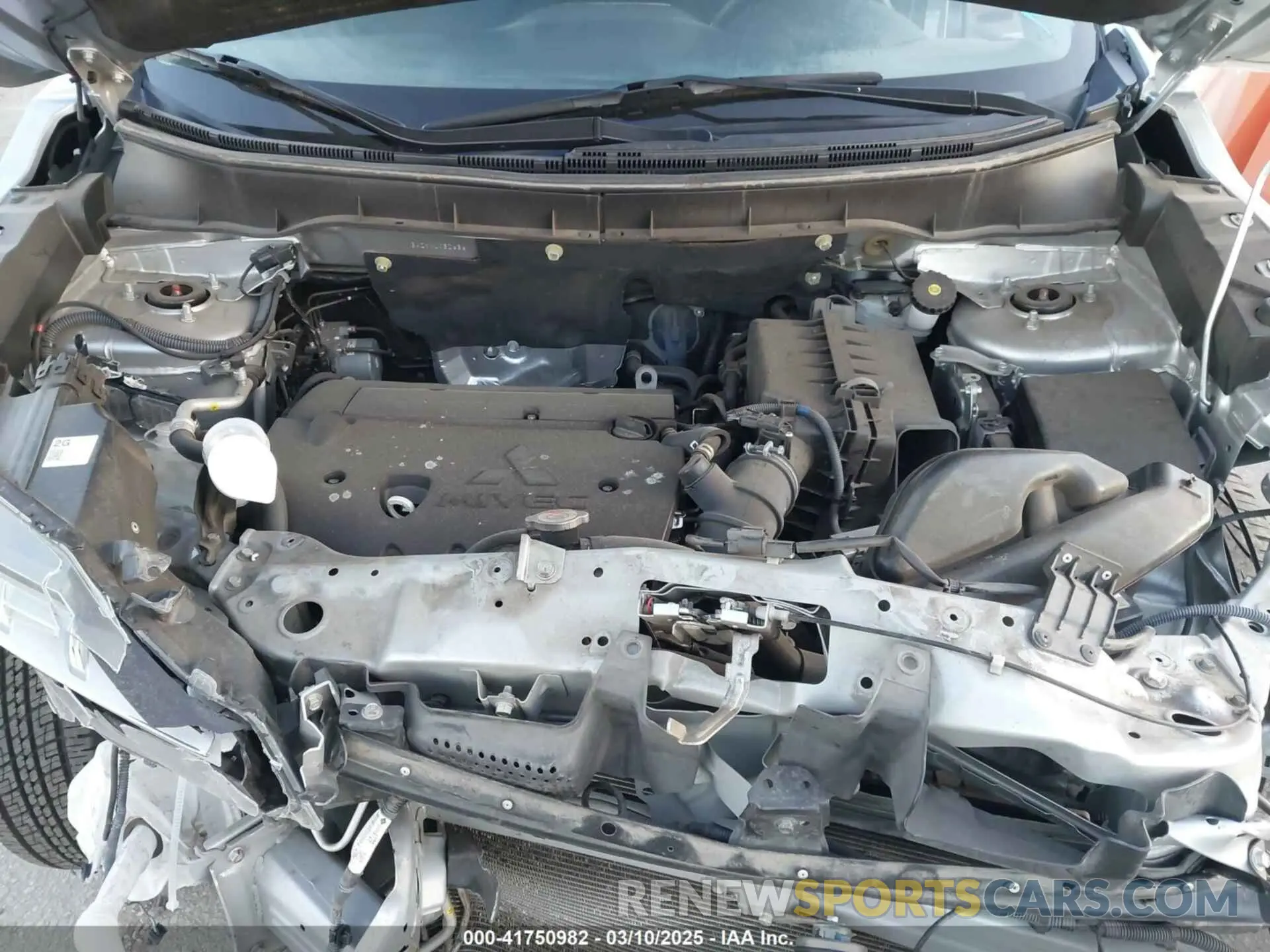 10 Photograph of a damaged car JA4ARUAU0MU032636 MITSUBISHI OUTLANDER SPORT 2021