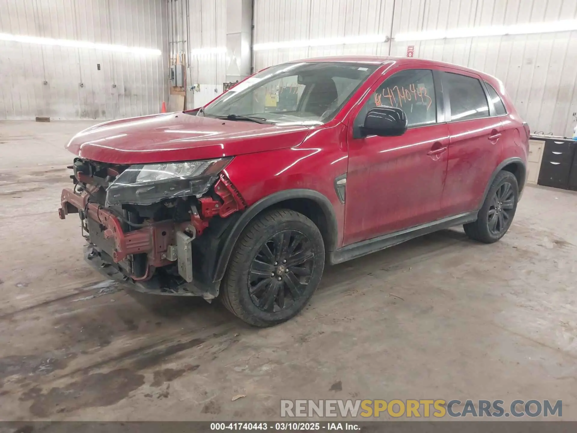 2 Photograph of a damaged car JA4ARUAU1MU001234 MITSUBISHI OUTLANDER SPORT 2021