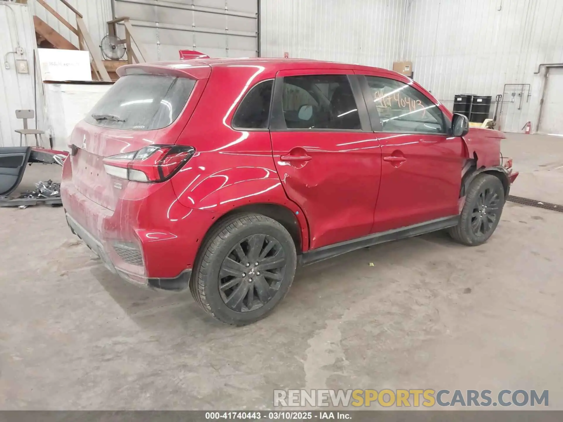 4 Photograph of a damaged car JA4ARUAU1MU001234 MITSUBISHI OUTLANDER SPORT 2021