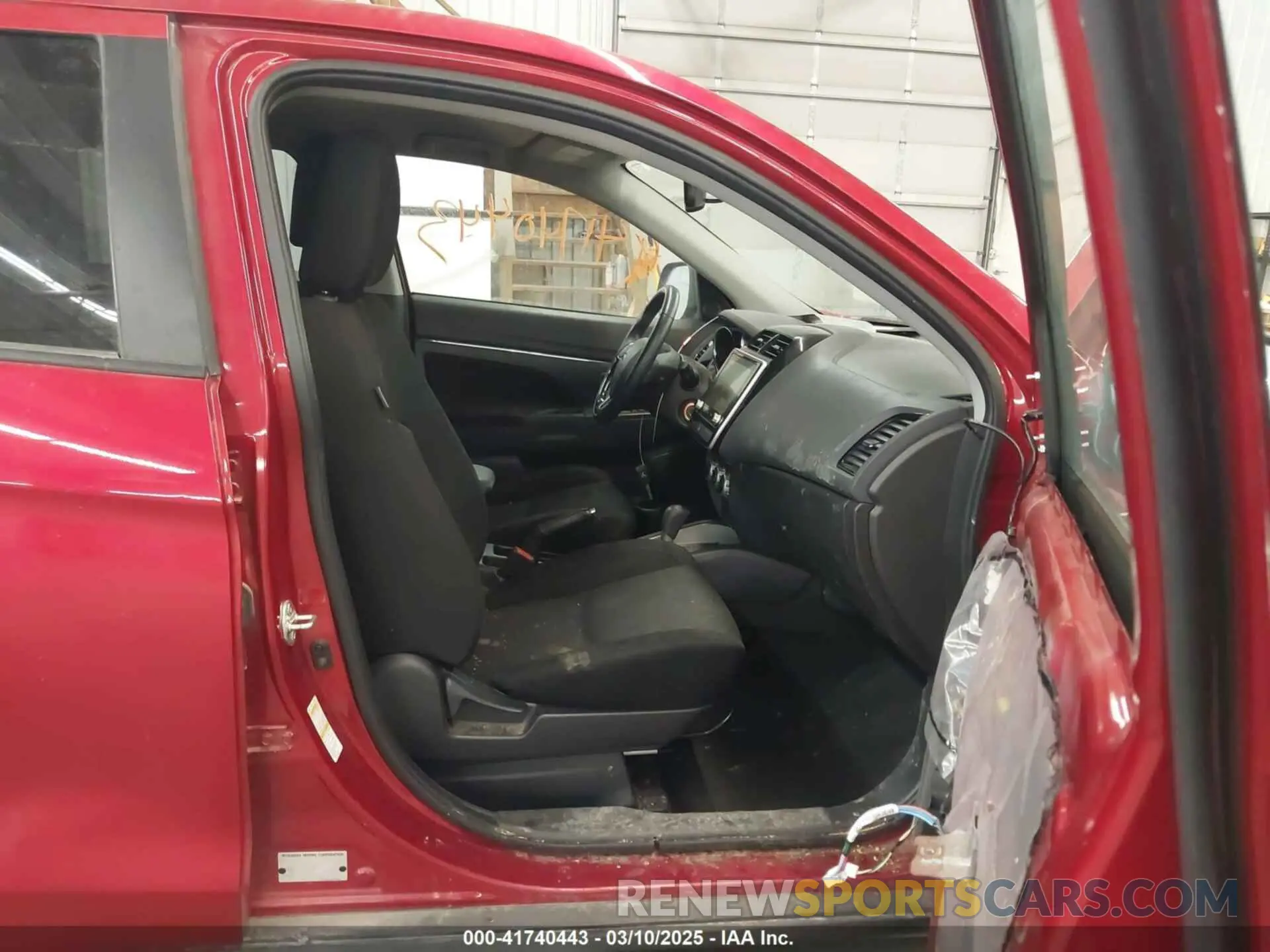 5 Photograph of a damaged car JA4ARUAU1MU001234 MITSUBISHI OUTLANDER SPORT 2021