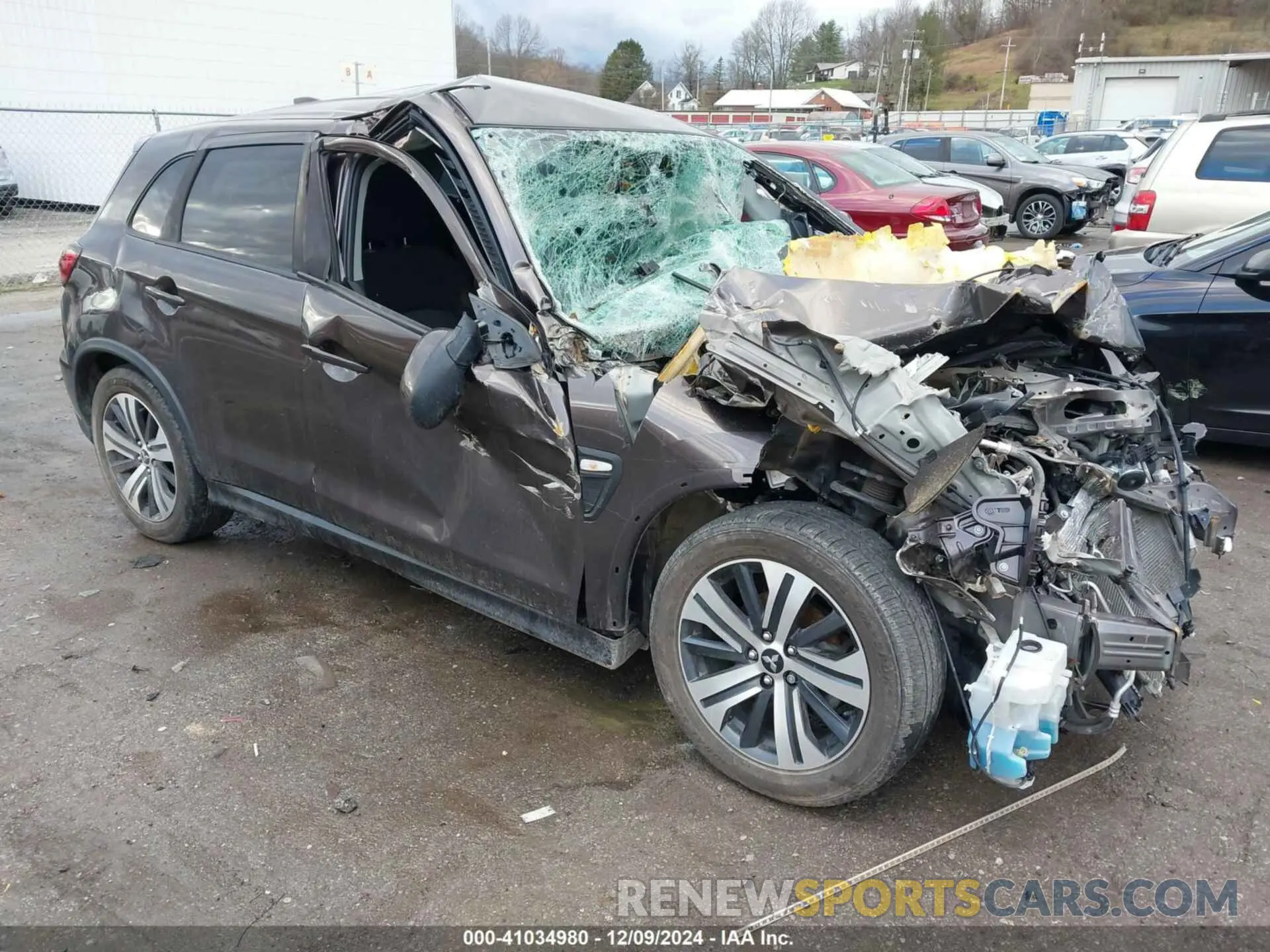1 Photograph of a damaged car JA4ARUAU2MU005504 MITSUBISHI OUTLANDER SPORT 2021