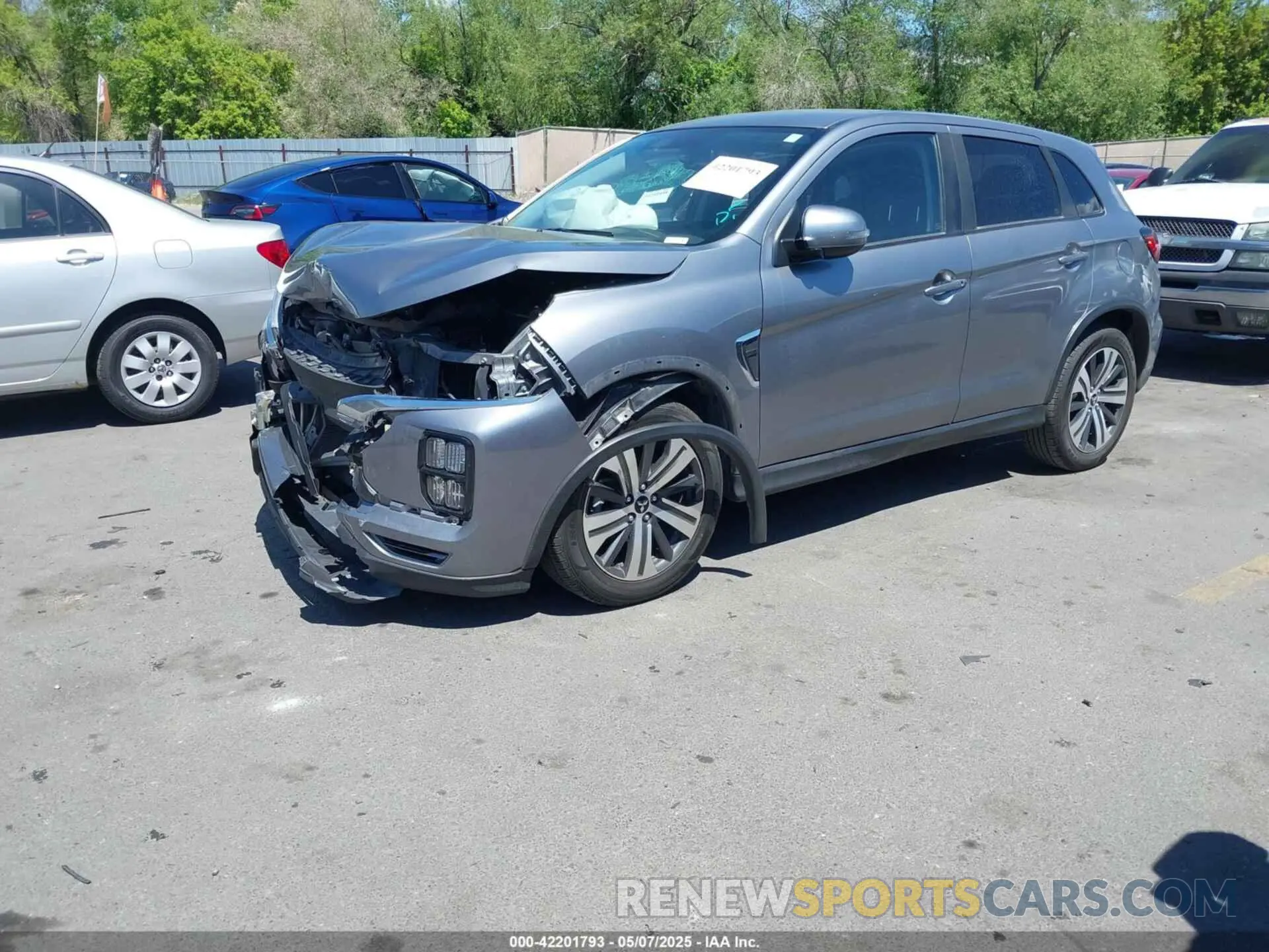 2 Photograph of a damaged car JA4ARUAU2MU013554 MITSUBISHI OUTLANDER SPORT 2021