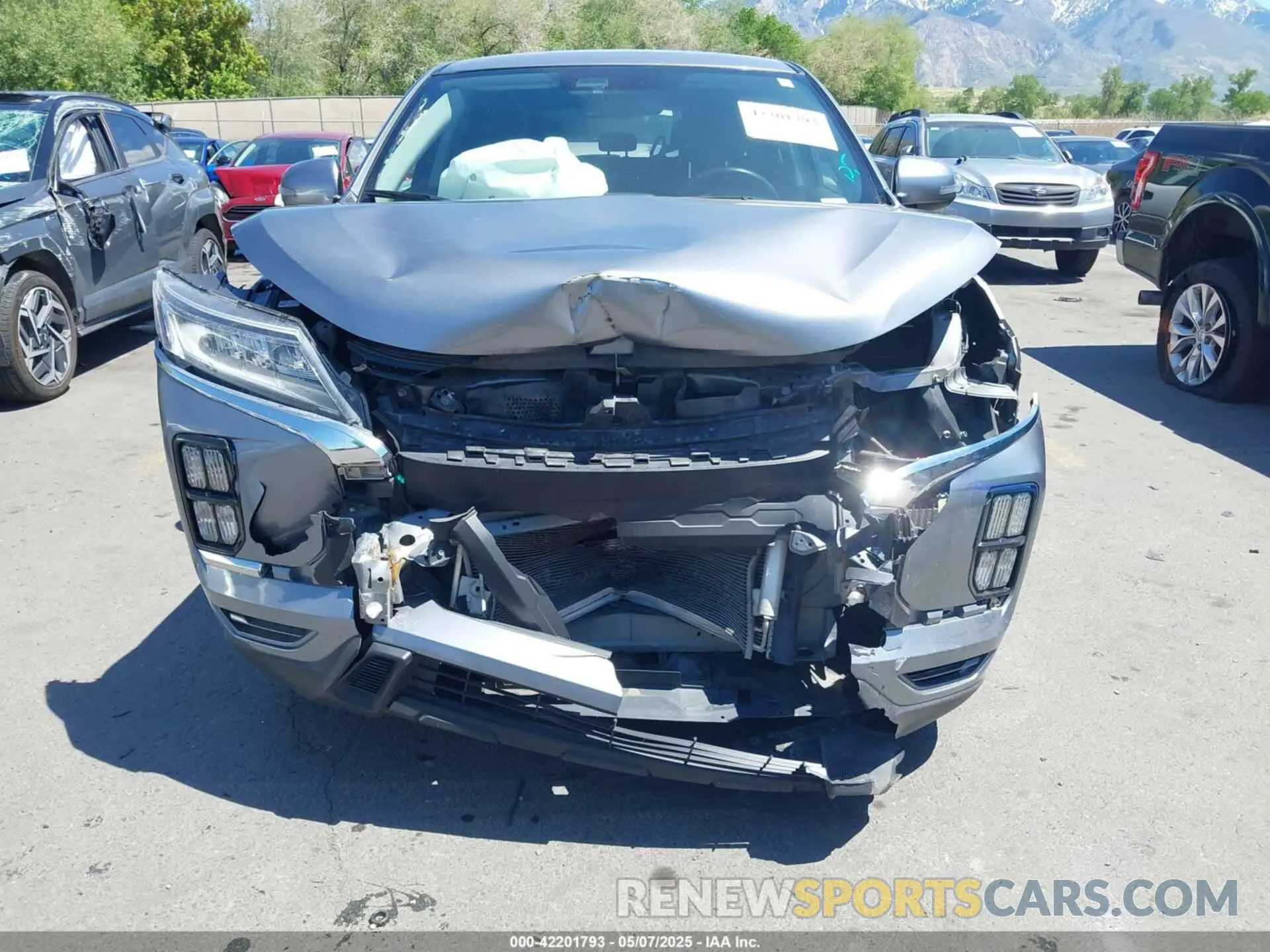 6 Photograph of a damaged car JA4ARUAU2MU013554 MITSUBISHI OUTLANDER SPORT 2021