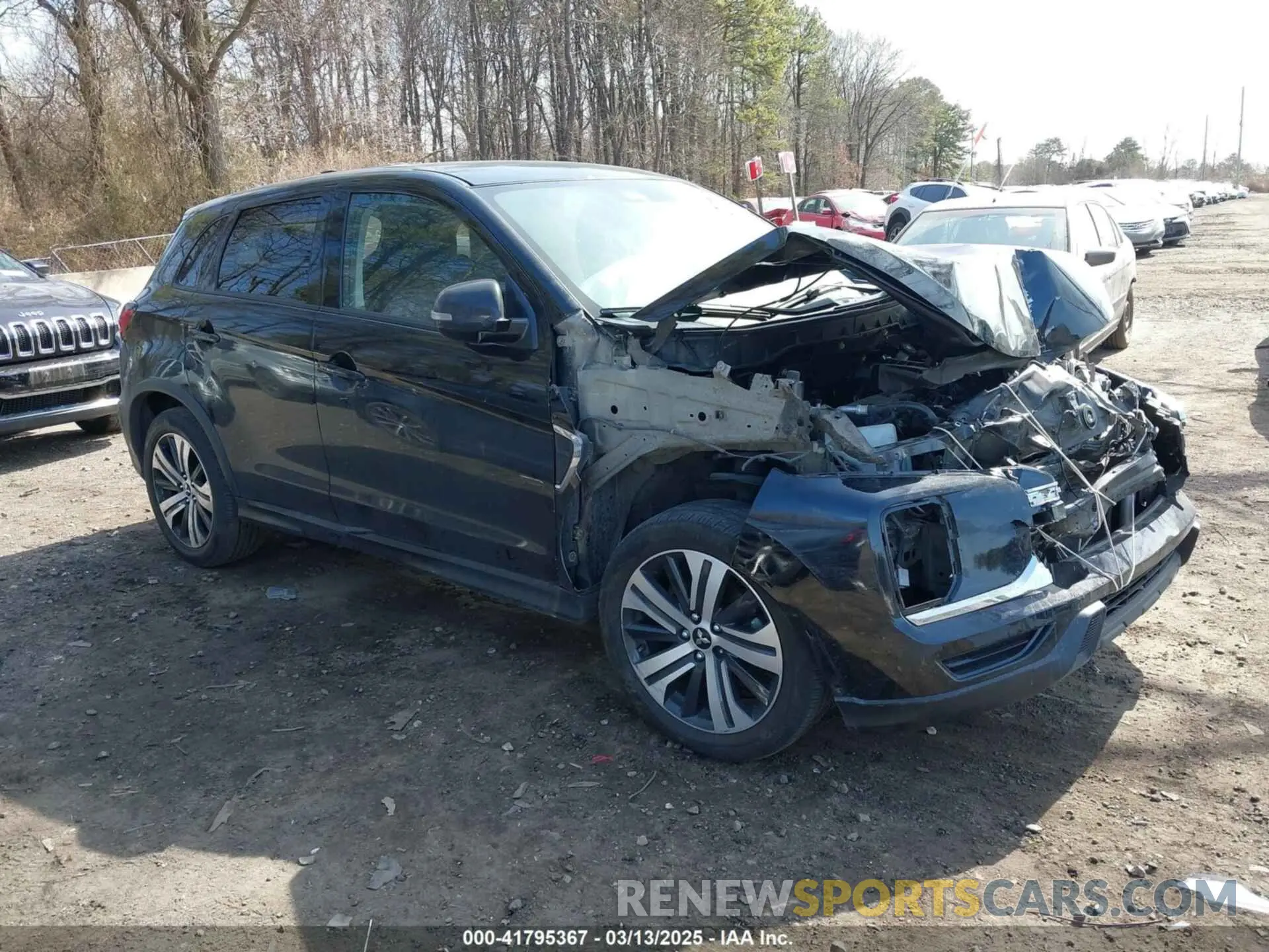 14 Photograph of a damaged car JA4ARUAU2MU018656 MITSUBISHI OUTLANDER SPORT 2021
