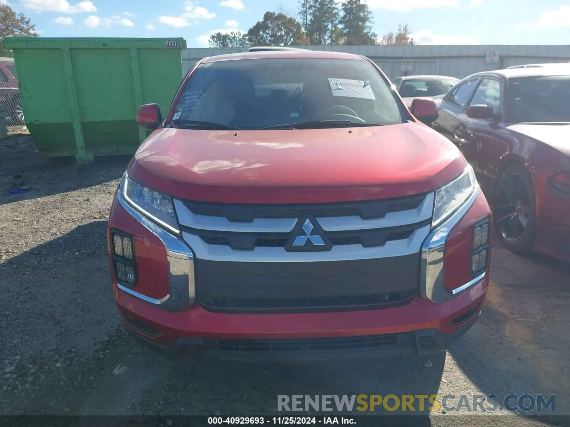 12 Photograph of a damaged car JA4ARUAU2MU020875 MITSUBISHI OUTLANDER SPORT 2021