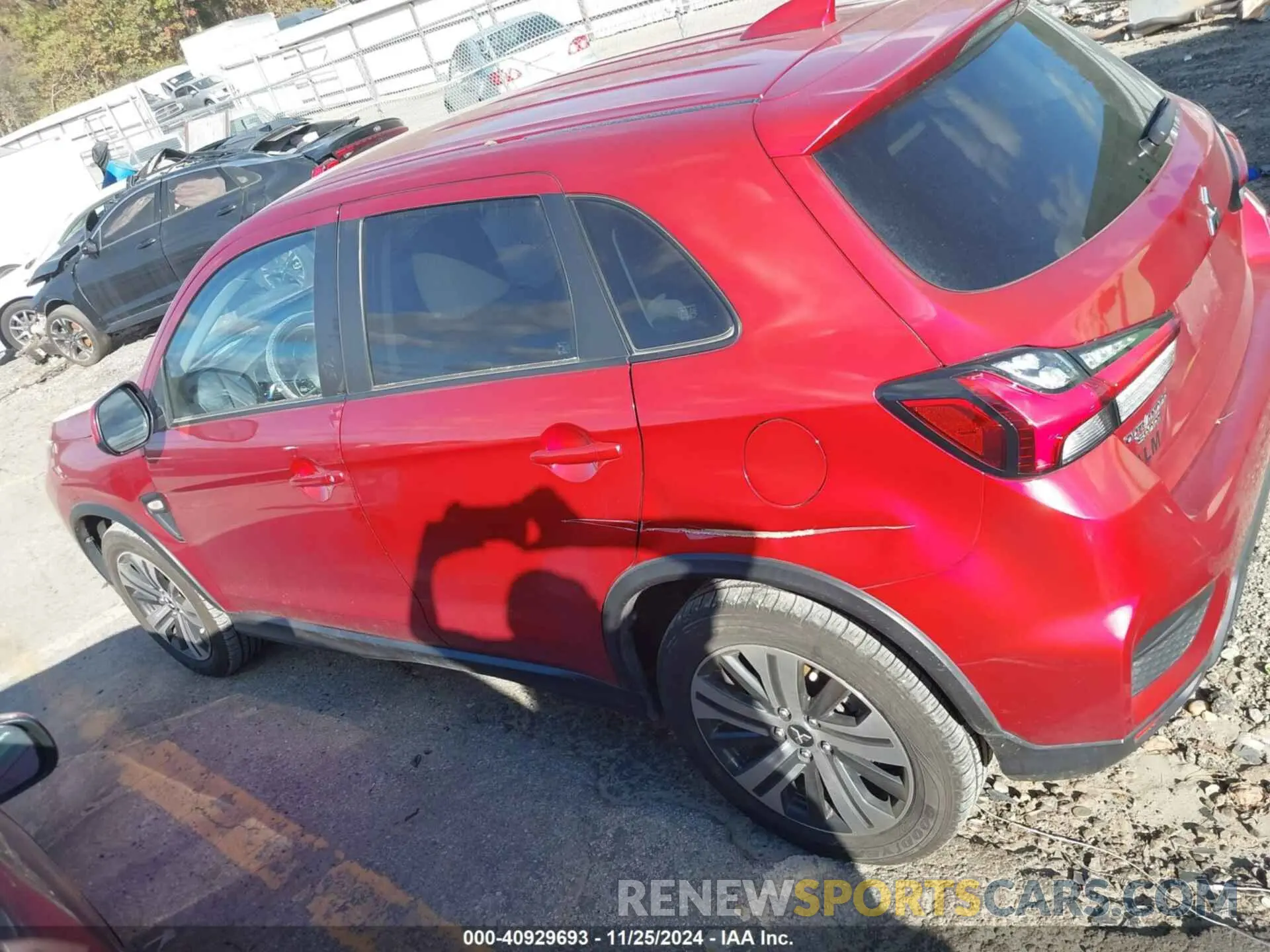 14 Photograph of a damaged car JA4ARUAU2MU020875 MITSUBISHI OUTLANDER SPORT 2021
