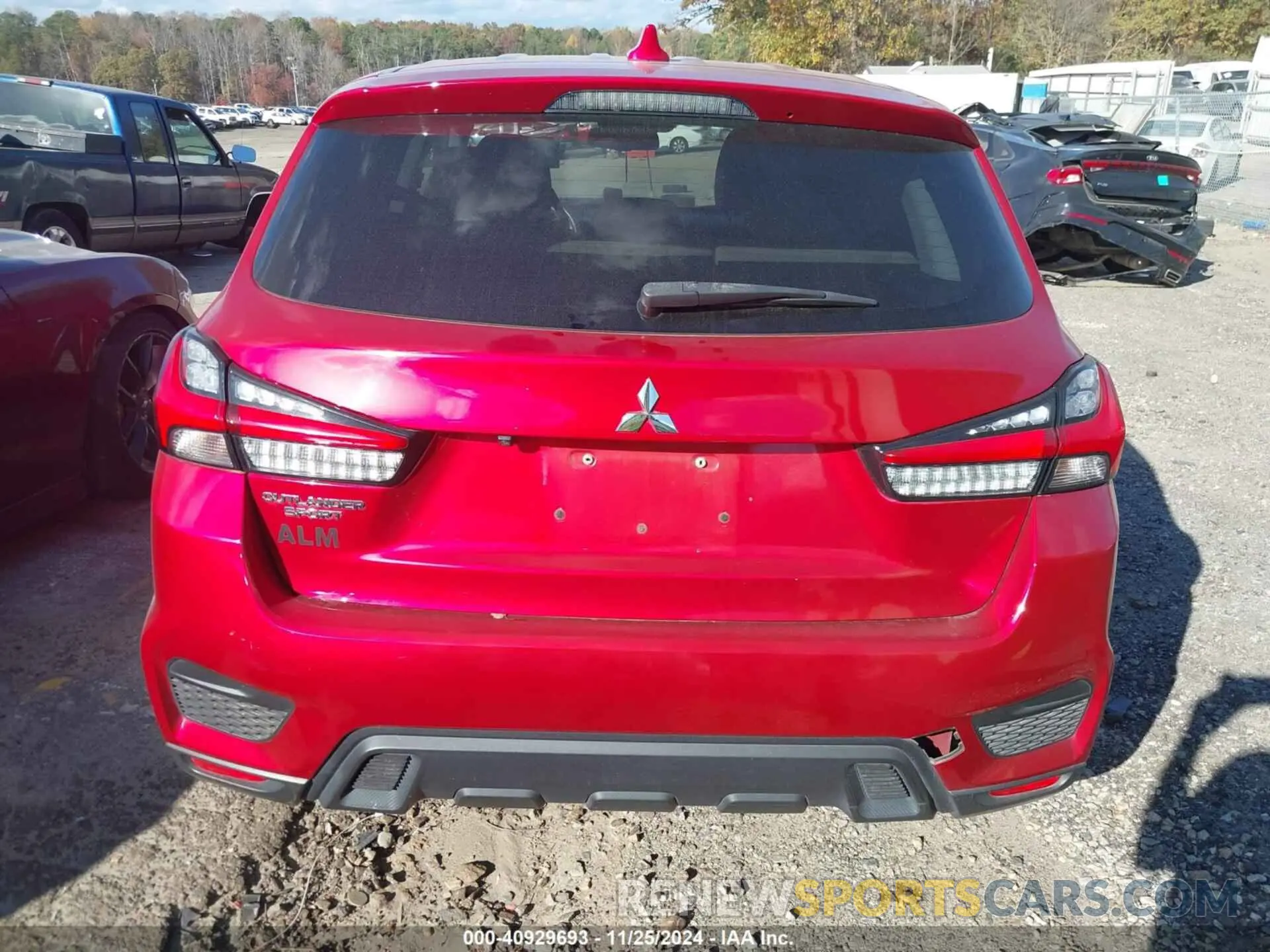 16 Photograph of a damaged car JA4ARUAU2MU020875 MITSUBISHI OUTLANDER SPORT 2021