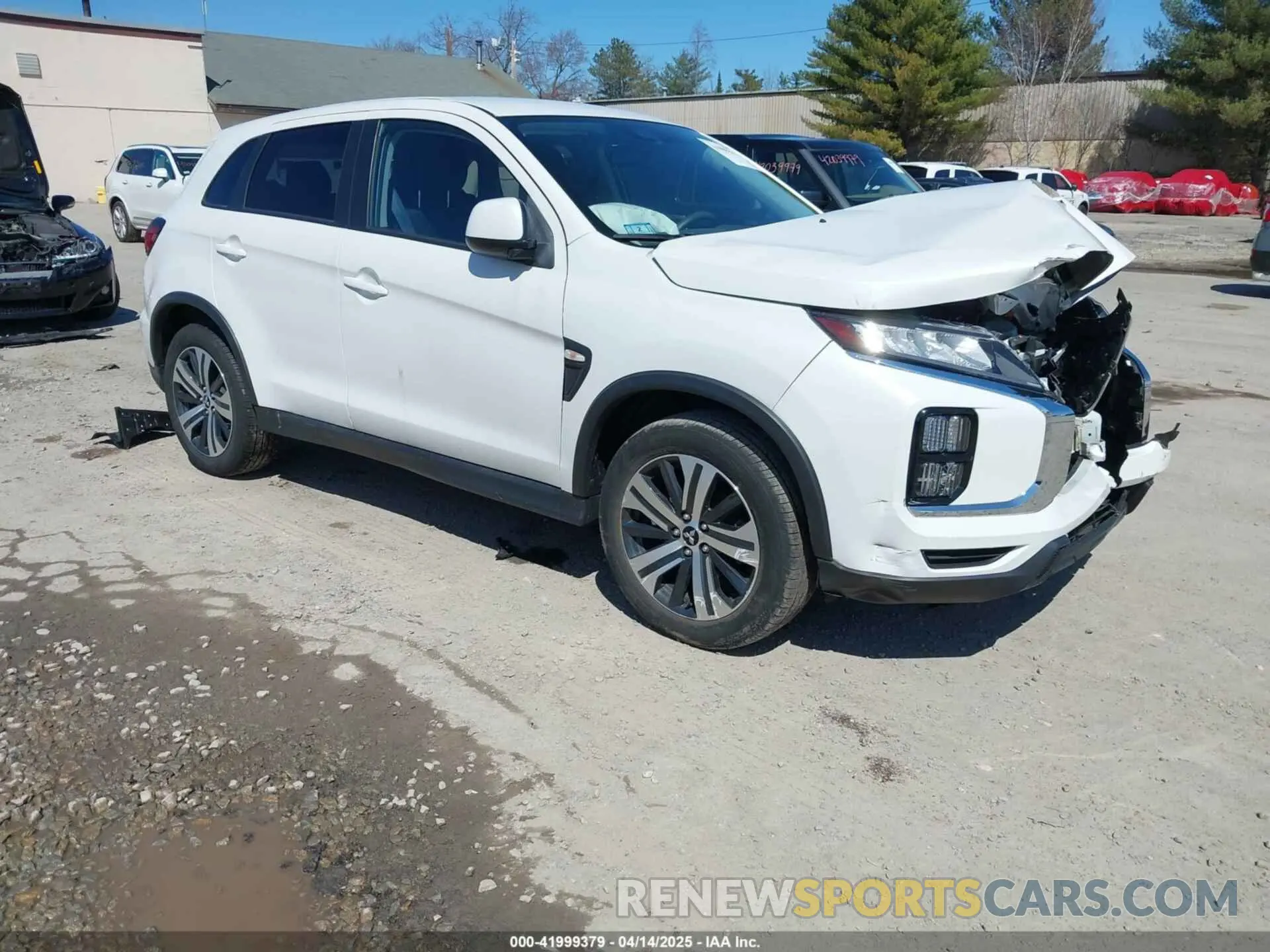 1 Photograph of a damaged car JA4ARUAU4MU001681 MITSUBISHI OUTLANDER SPORT 2021