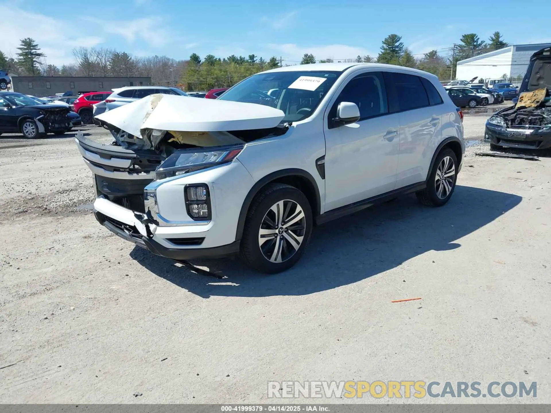 2 Photograph of a damaged car JA4ARUAU4MU001681 MITSUBISHI OUTLANDER SPORT 2021