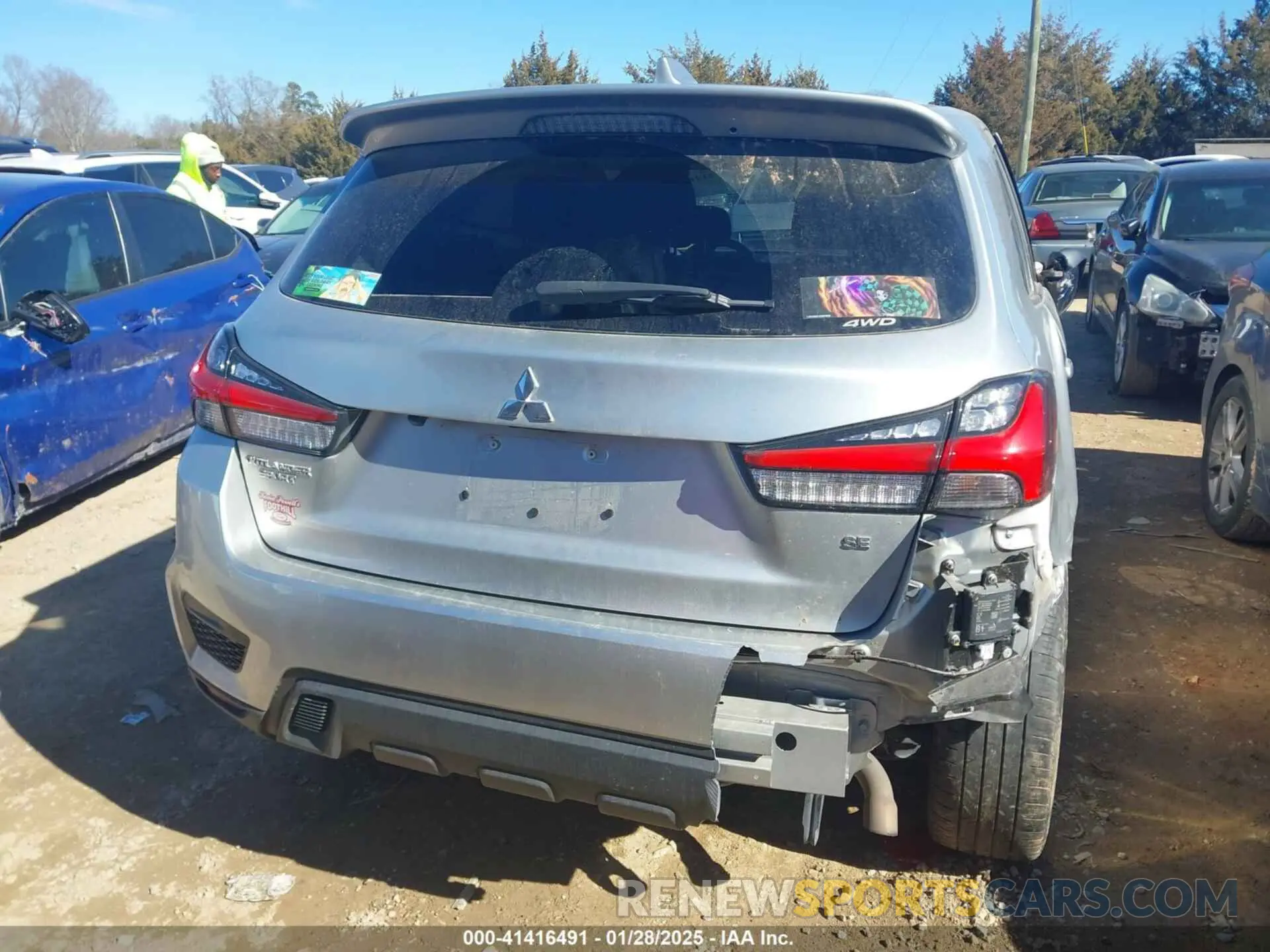 16 Photograph of a damaged car JA4ARUAU5MU031062 MITSUBISHI OUTLANDER SPORT 2021