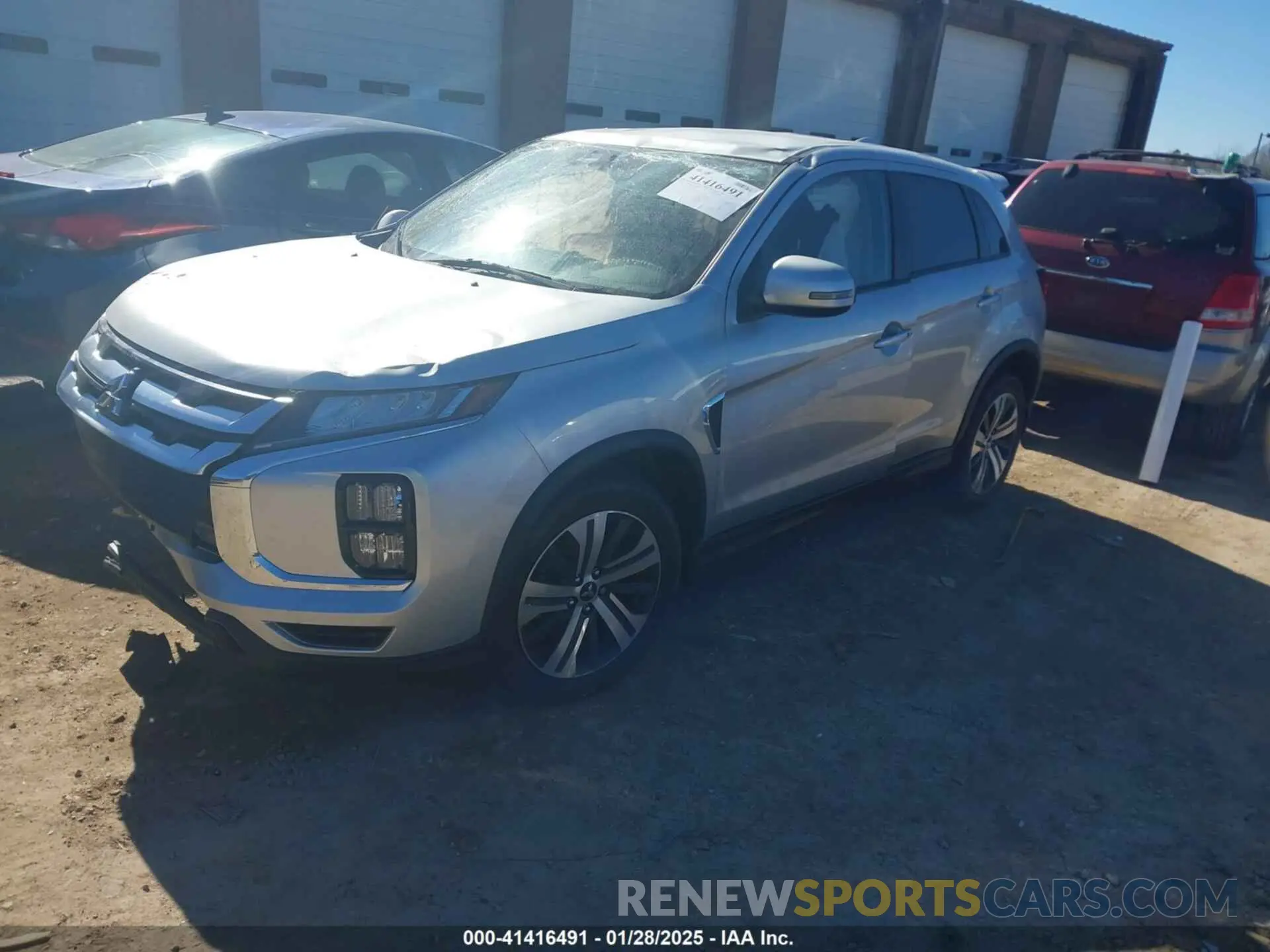 2 Photograph of a damaged car JA4ARUAU5MU031062 MITSUBISHI OUTLANDER SPORT 2021