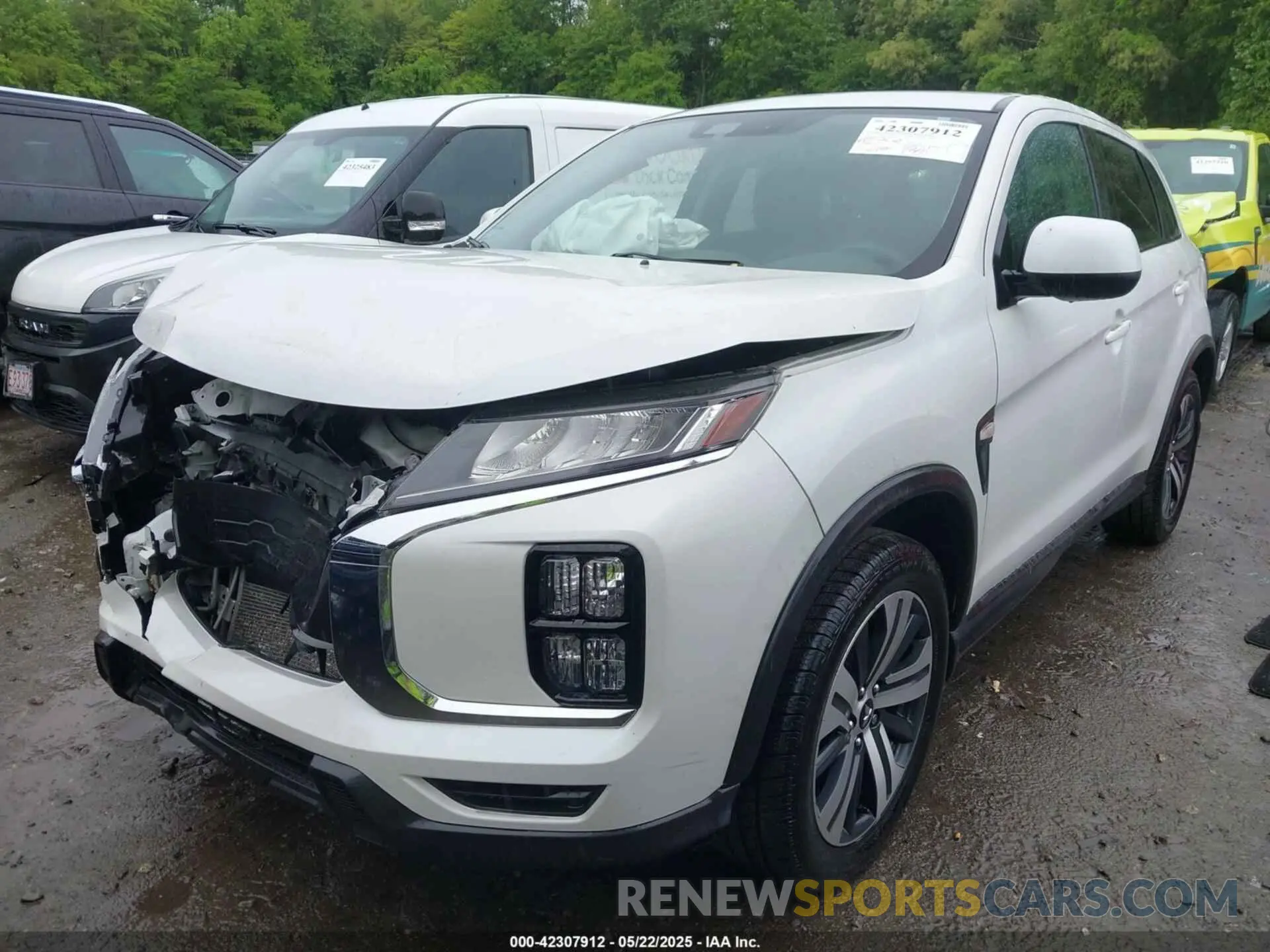 2 Photograph of a damaged car JA4ARUAU6MU001763 MITSUBISHI OUTLANDER SPORT 2021