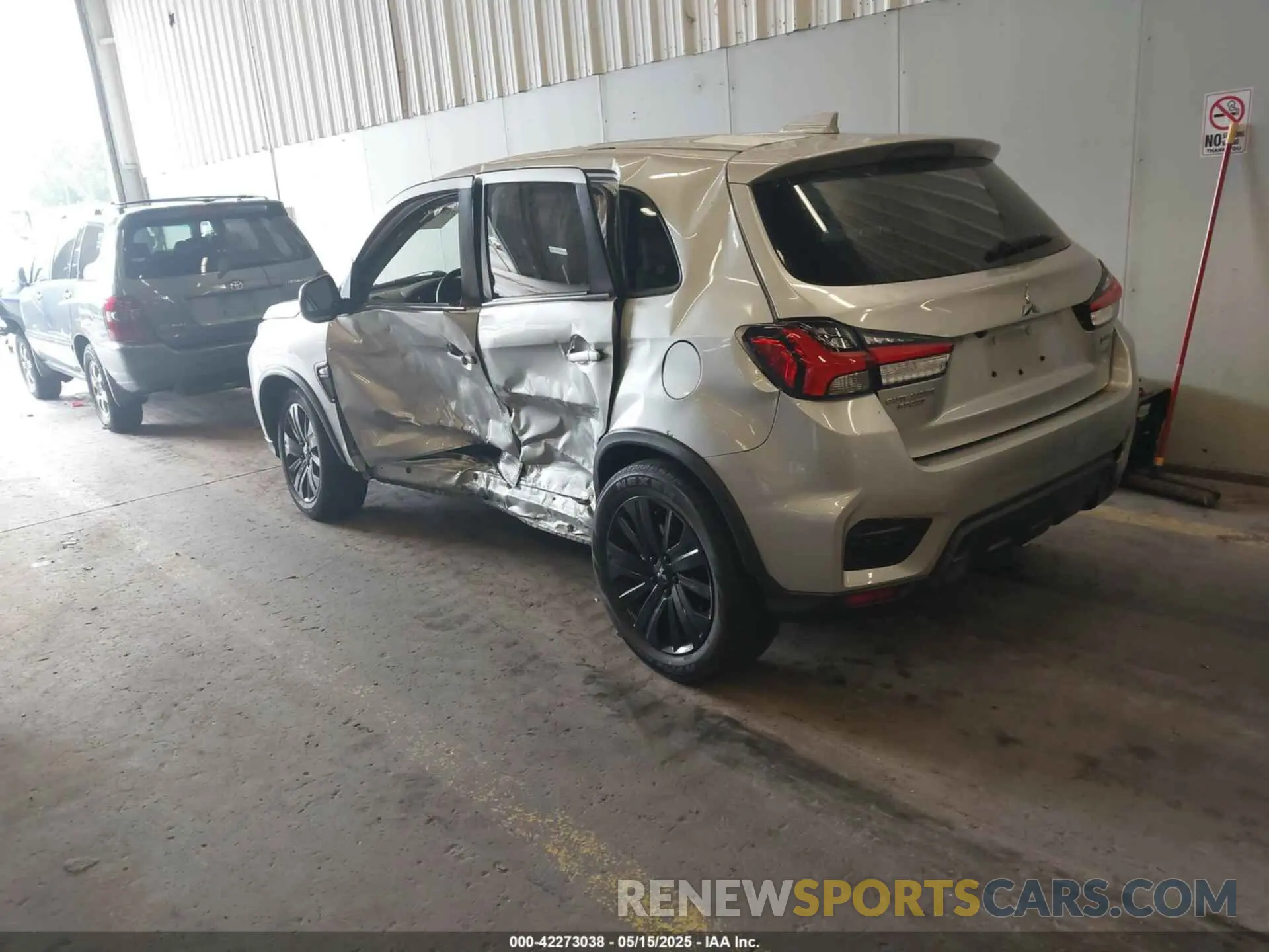 3 Photograph of a damaged car JA4ARUAU6MU027277 MITSUBISHI OUTLANDER SPORT 2021