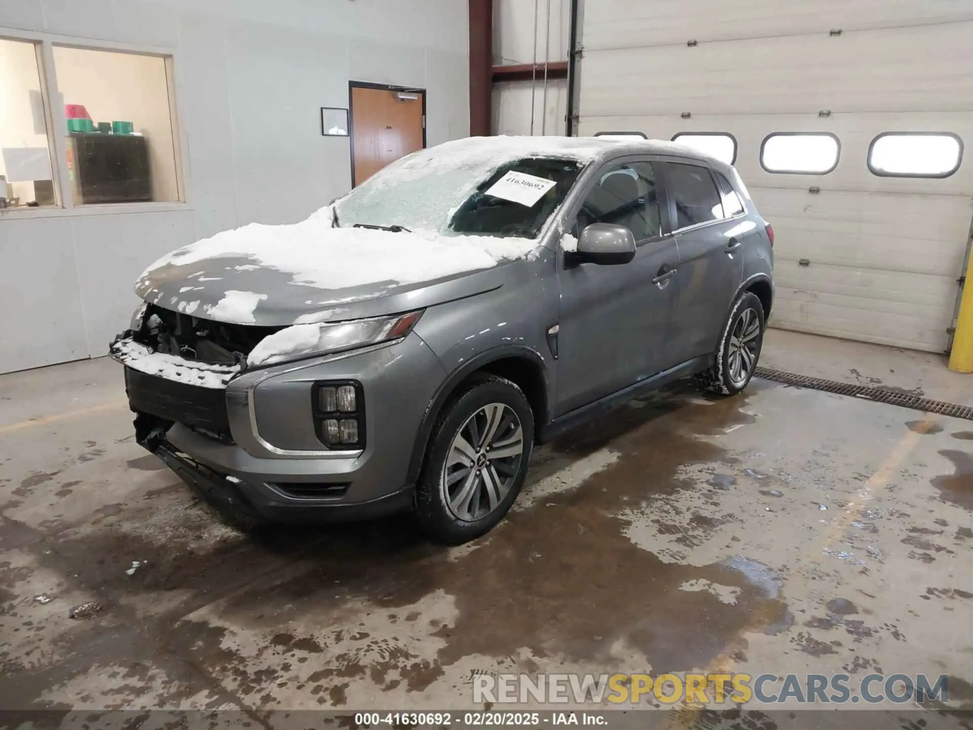 2 Photograph of a damaged car JA4ARUAU7MU036148 MITSUBISHI OUTLANDER SPORT 2021