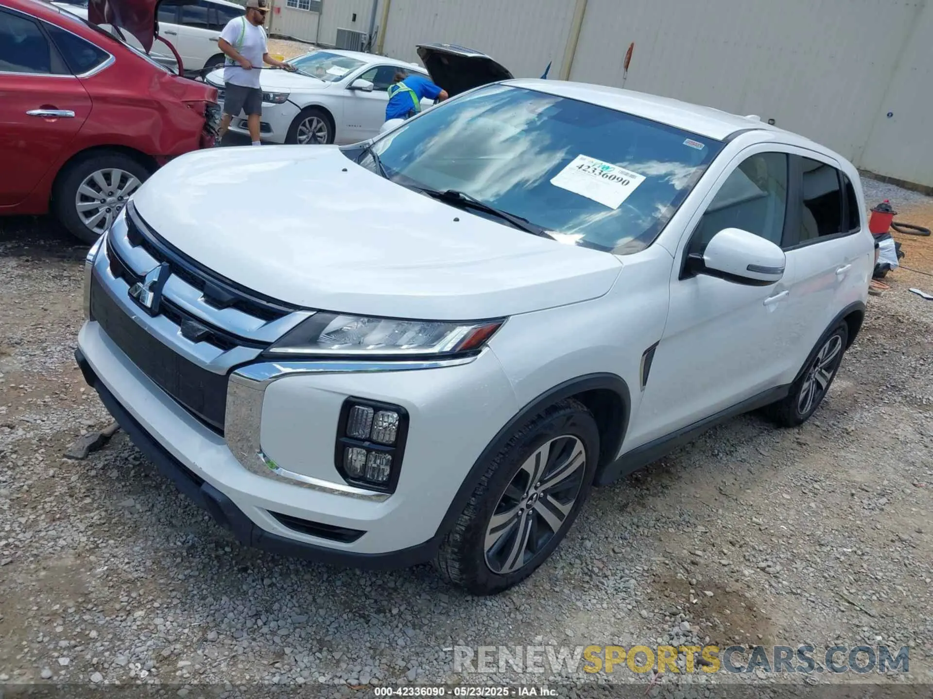 2 Photograph of a damaged car JA4ARUAUXMU019523 MITSUBISHI OUTLANDER SPORT 2021
