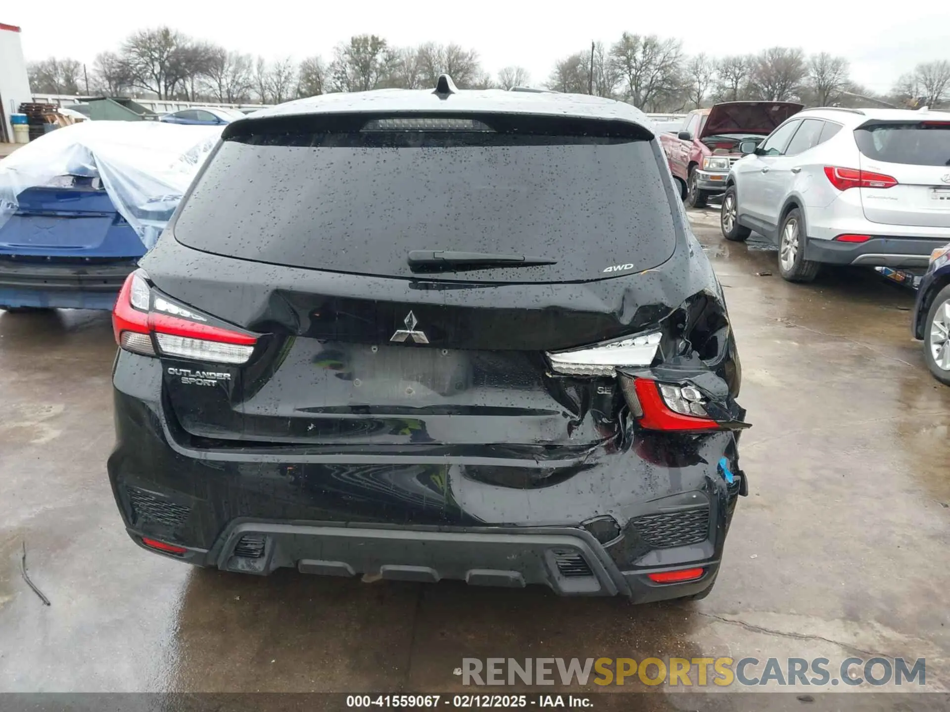 16 Photograph of a damaged car JA4ARUAUXMU030148 MITSUBISHI OUTLANDER SPORT 2021