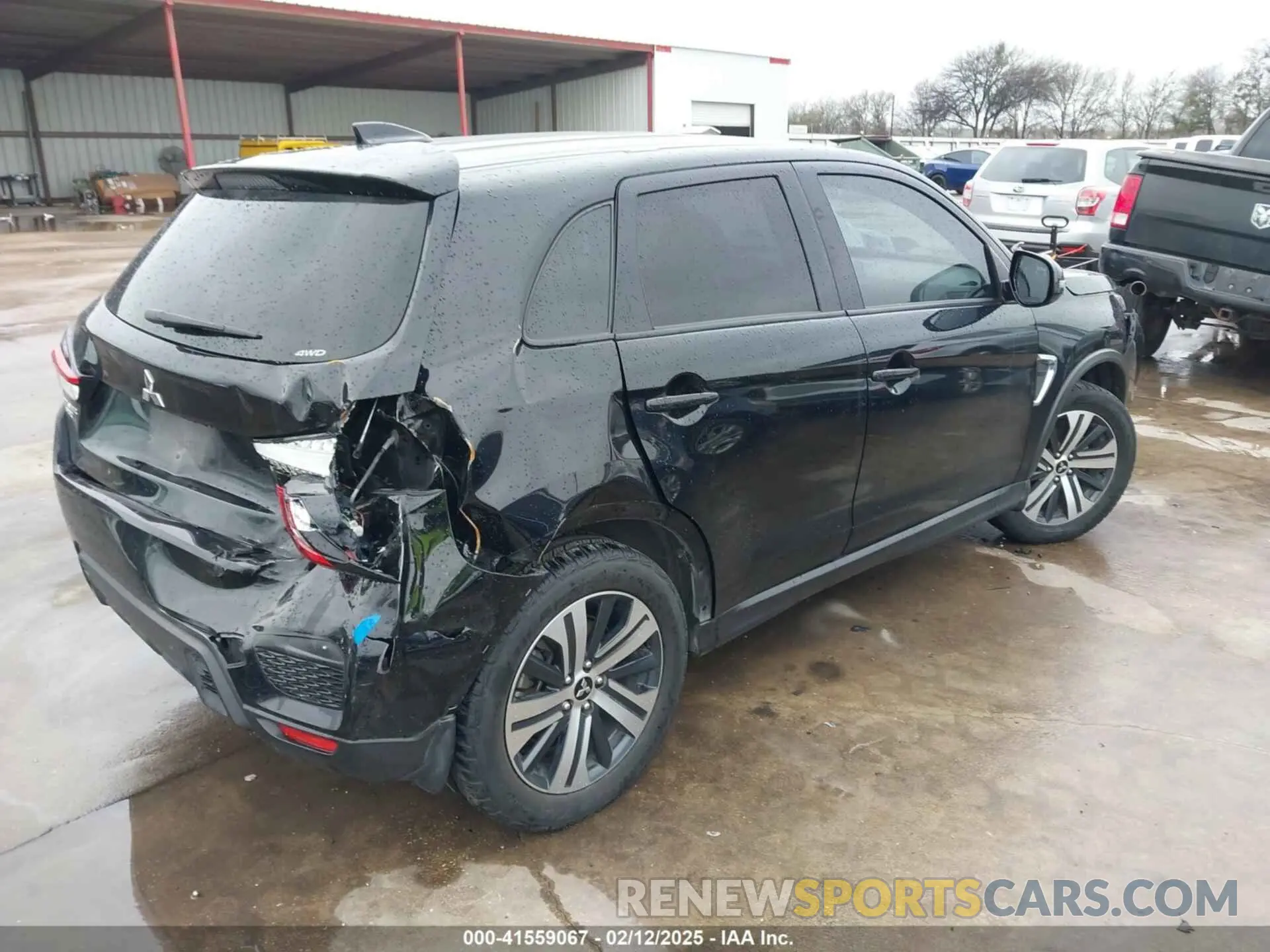 4 Photograph of a damaged car JA4ARUAUXMU030148 MITSUBISHI OUTLANDER SPORT 2021