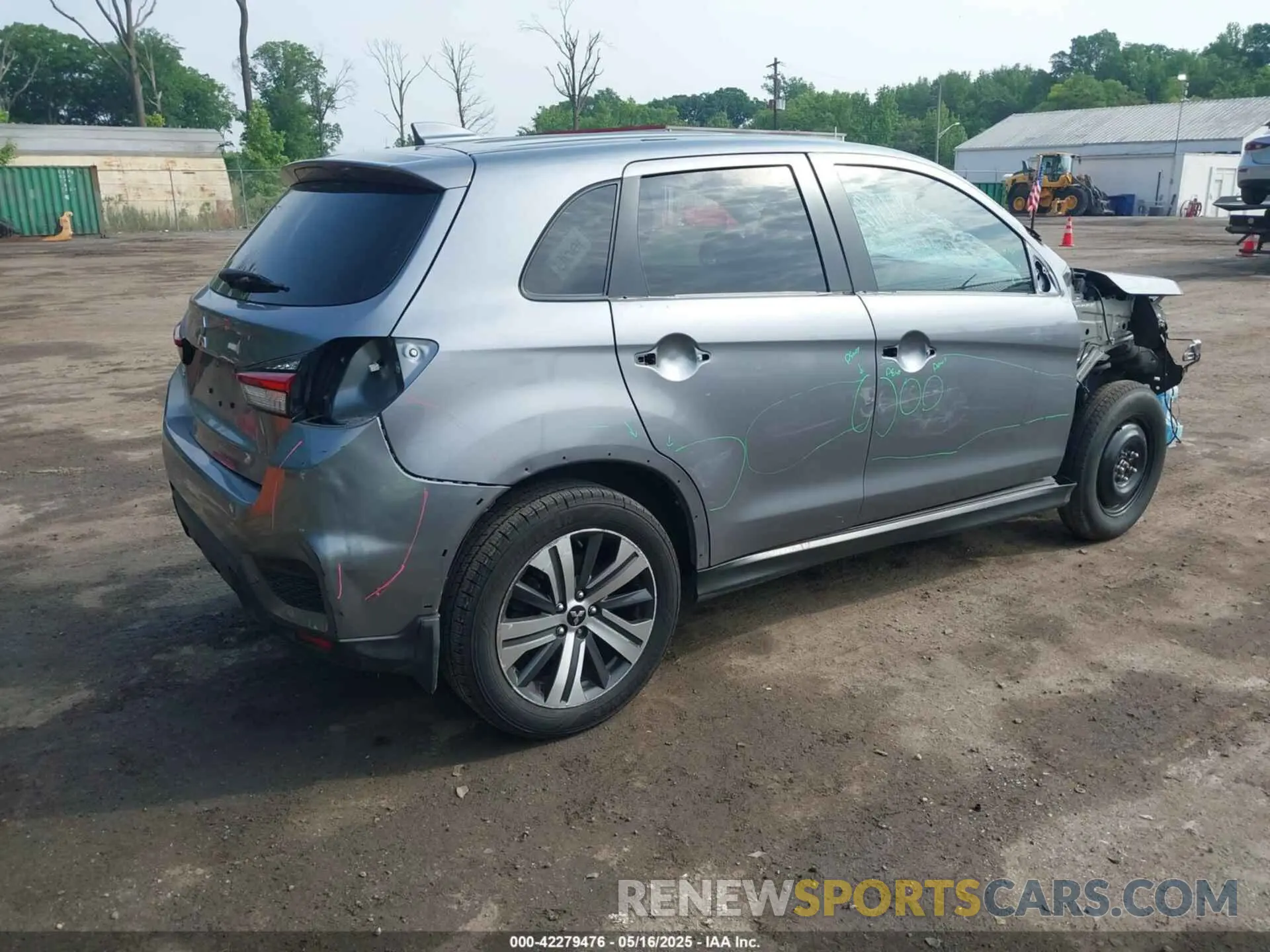 4 Photograph of a damaged car JA4APUAU1NU018574 MITSUBISHI OUTLANDER SPORT 2022
