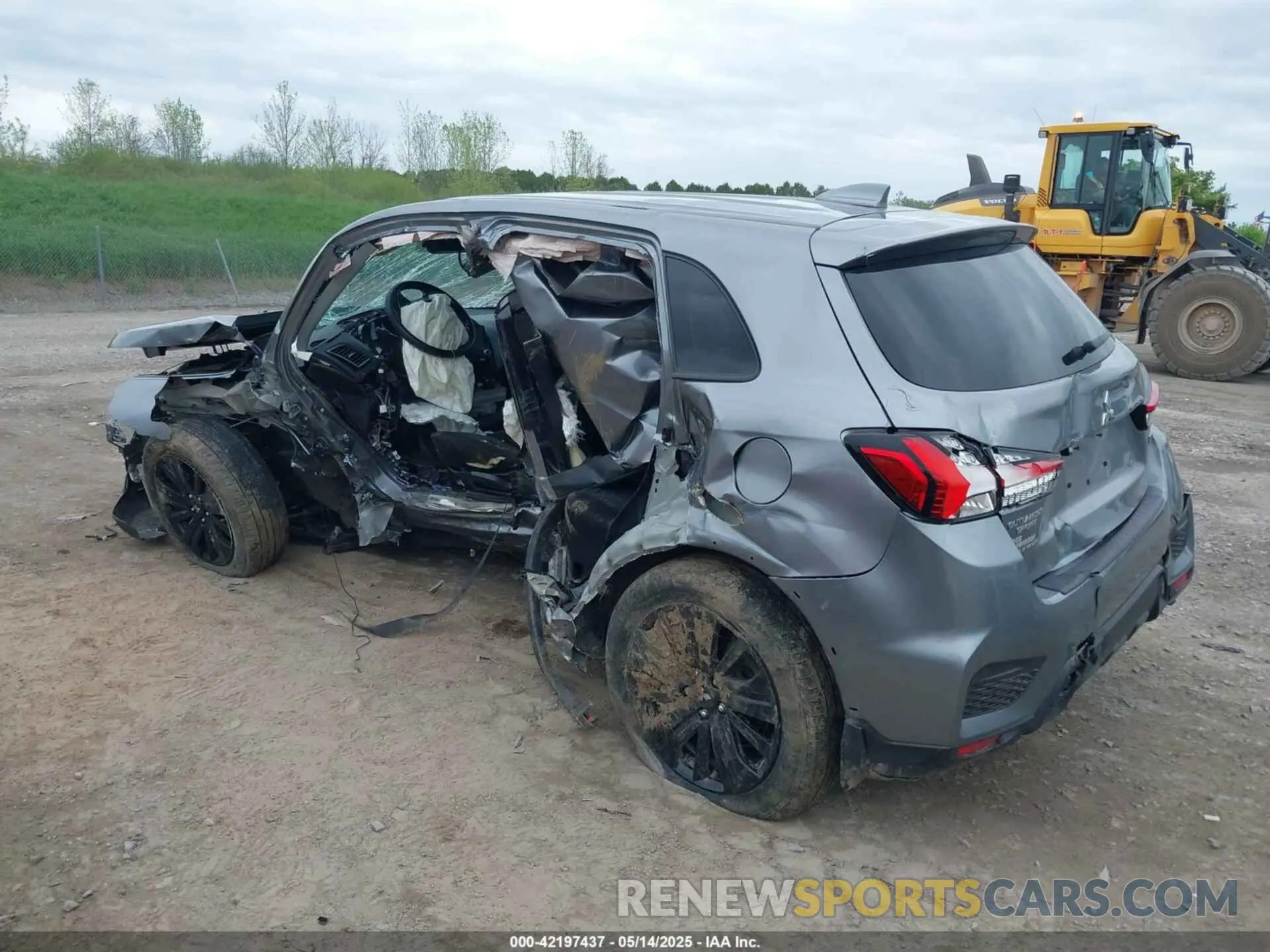 3 Photograph of a damaged car JA4APUAU2NU008118 MITSUBISHI OUTLANDER SPORT 2022