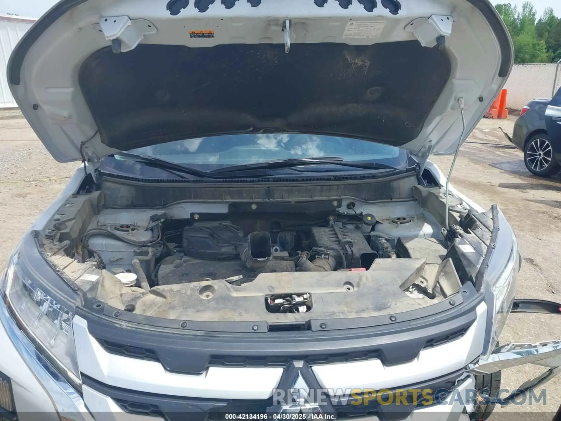 10 Photograph of a damaged car JA4APUAU3NU003722 MITSUBISHI OUTLANDER SPORT 2022