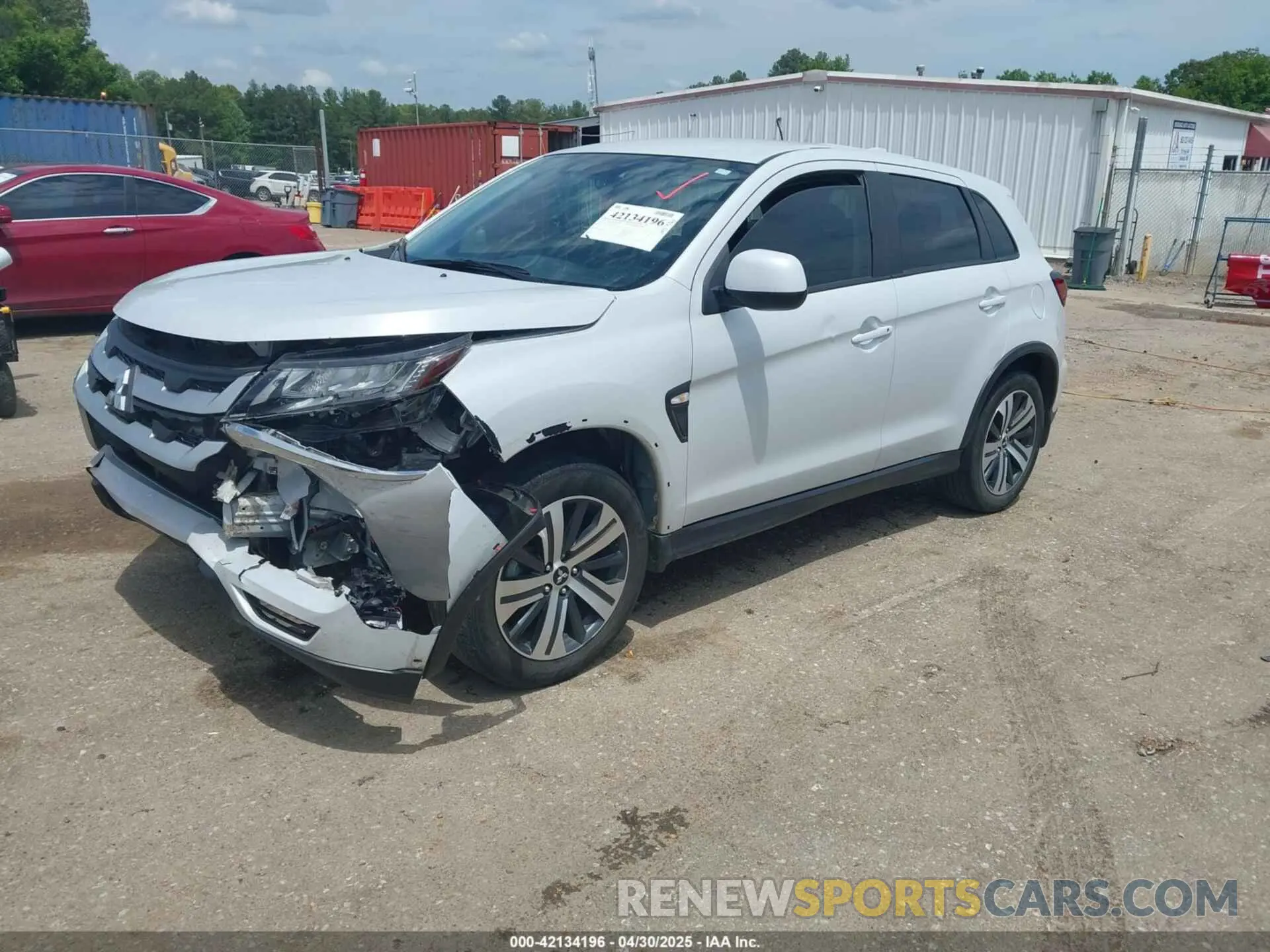 2 Photograph of a damaged car JA4APUAU3NU003722 MITSUBISHI OUTLANDER SPORT 2022