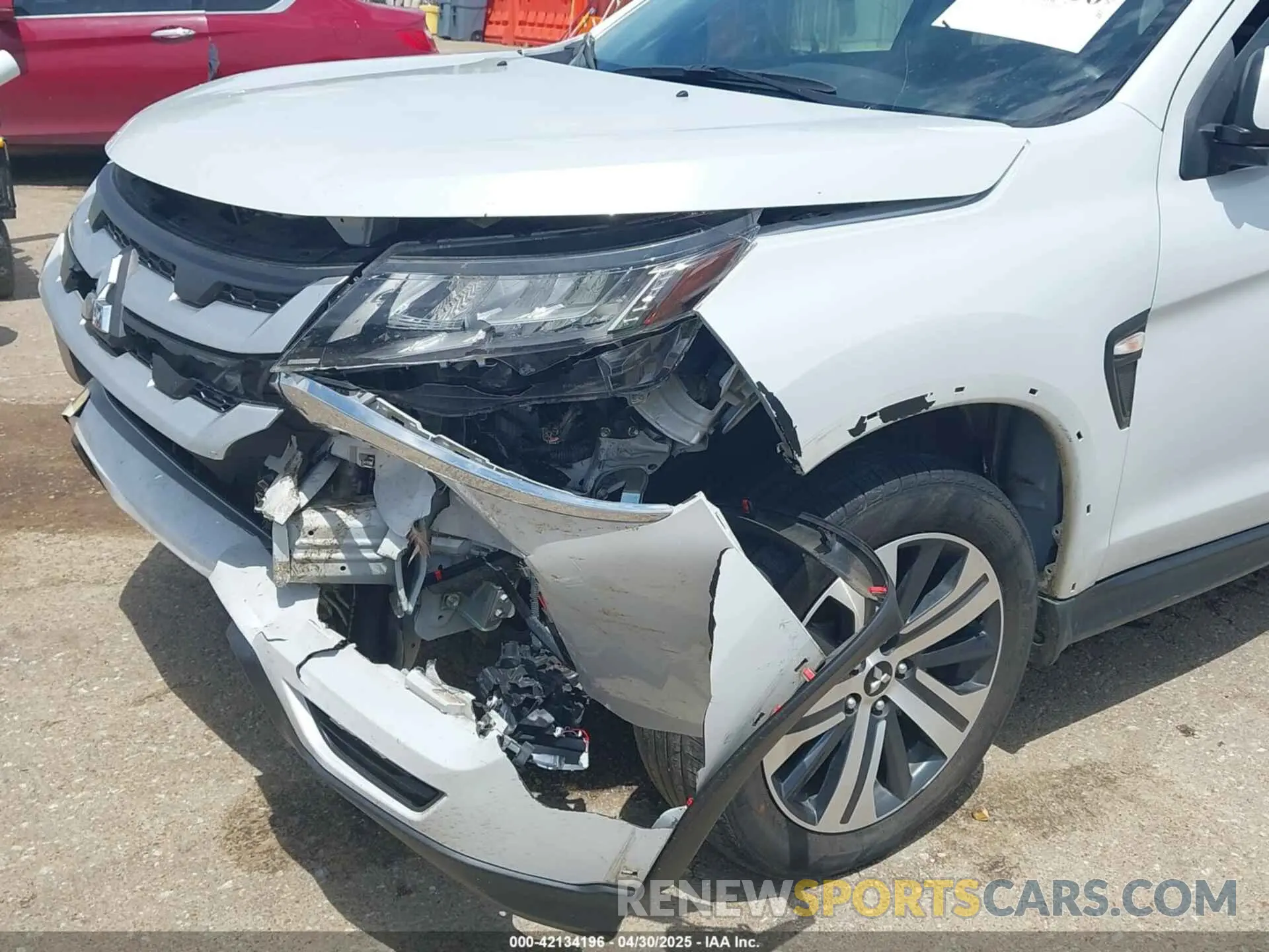 6 Photograph of a damaged car JA4APUAU3NU003722 MITSUBISHI OUTLANDER SPORT 2022