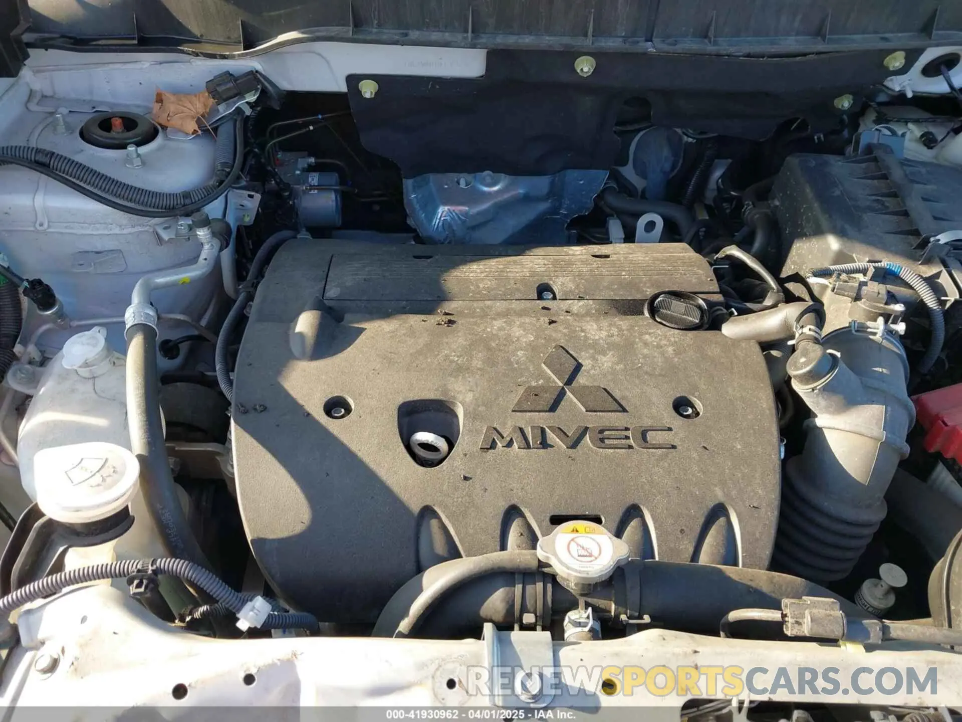 10 Photograph of a damaged car JA4APUAU4NU017368 MITSUBISHI OUTLANDER SPORT 2022