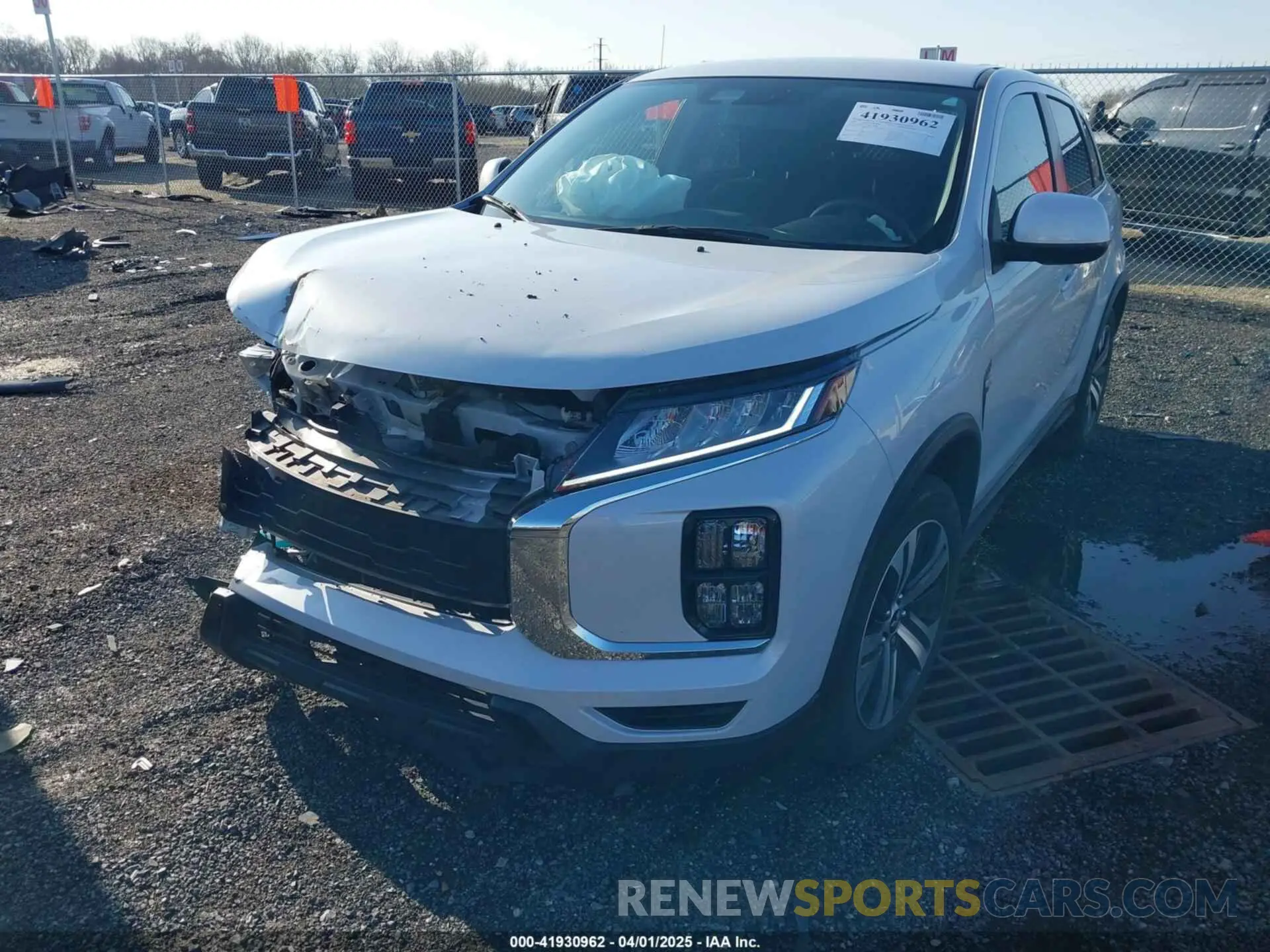 6 Photograph of a damaged car JA4APUAU4NU017368 MITSUBISHI OUTLANDER SPORT 2022