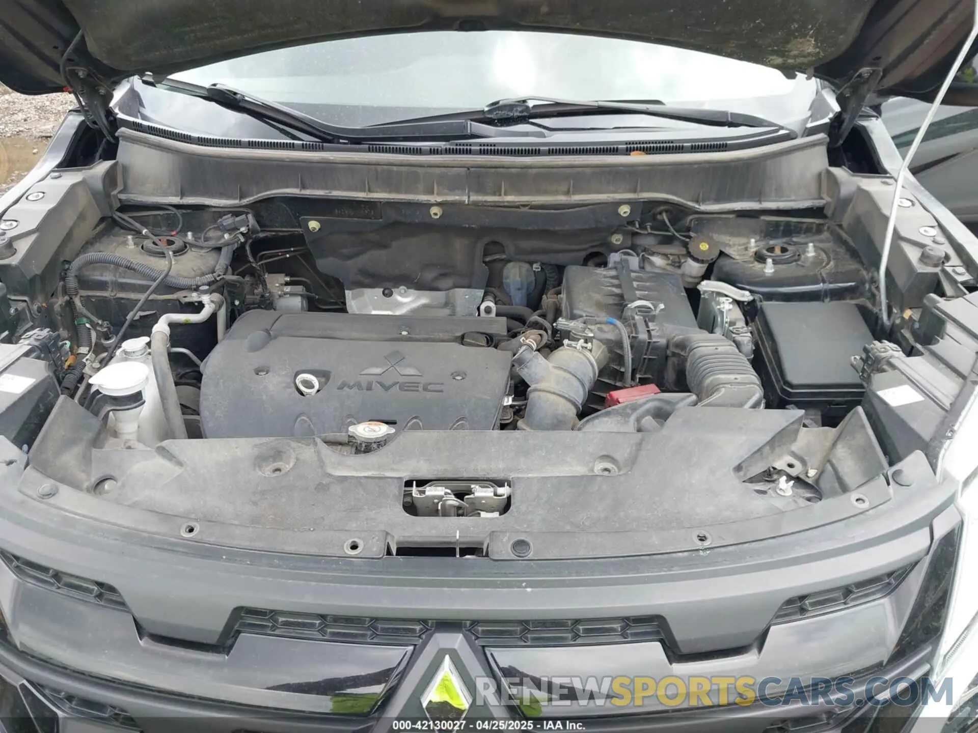 10 Photograph of a damaged car JA4APUAU5NU008873 MITSUBISHI OUTLANDER SPORT 2022
