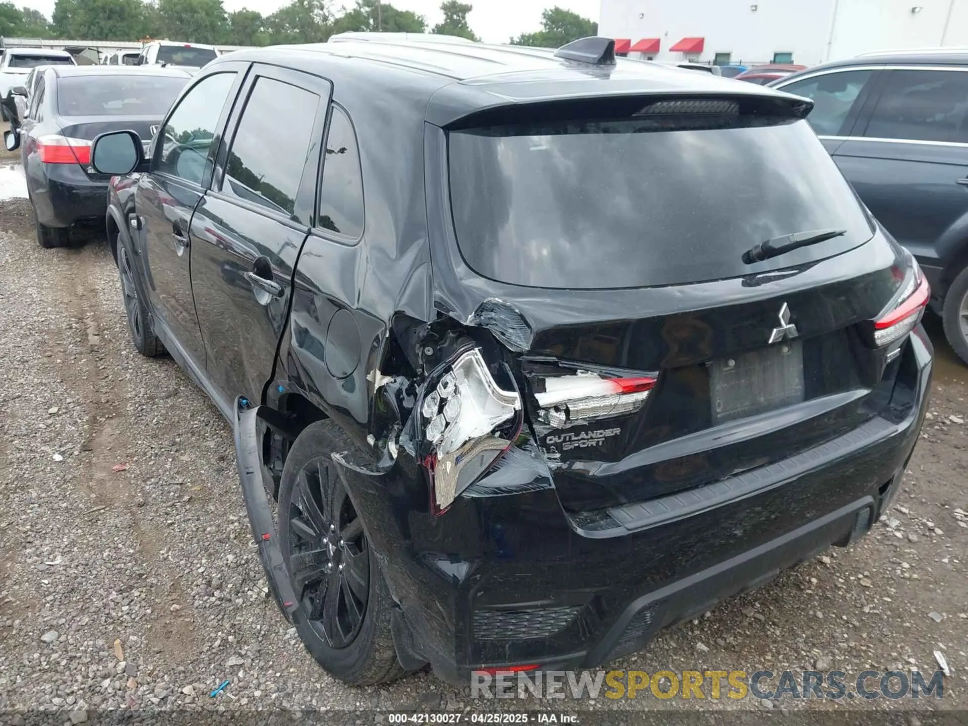 3 Photograph of a damaged car JA4APUAU5NU008873 MITSUBISHI OUTLANDER SPORT 2022