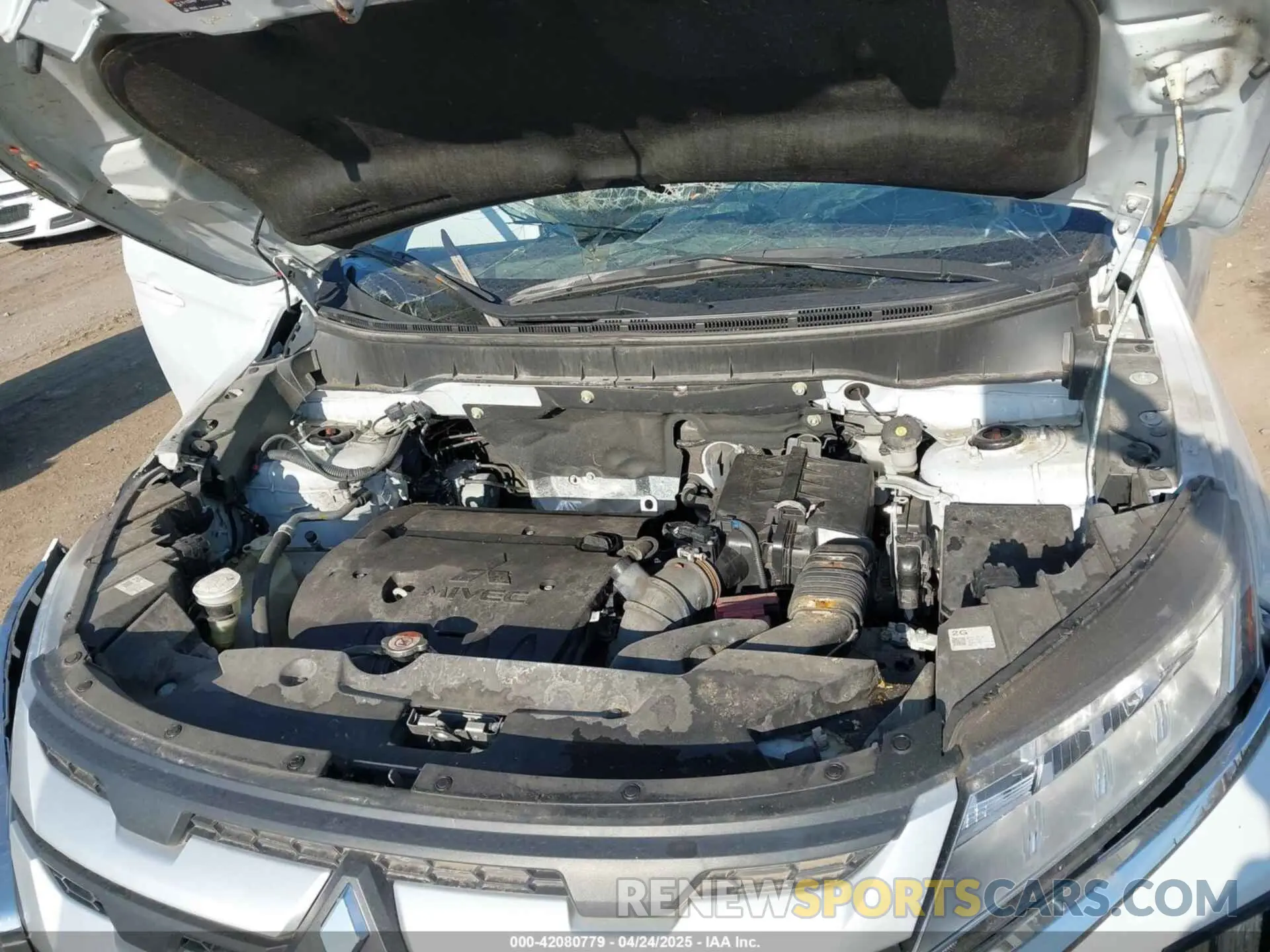 10 Photograph of a damaged car JA4APUAU6NU004461 MITSUBISHI OUTLANDER SPORT 2022