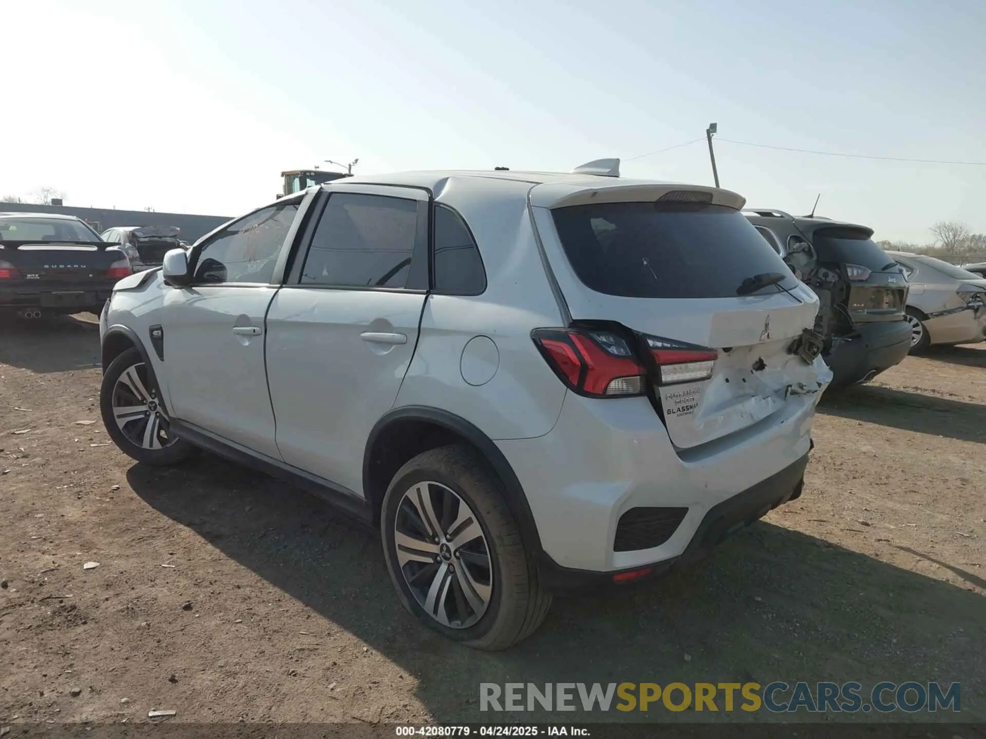 3 Photograph of a damaged car JA4APUAU6NU004461 MITSUBISHI OUTLANDER SPORT 2022