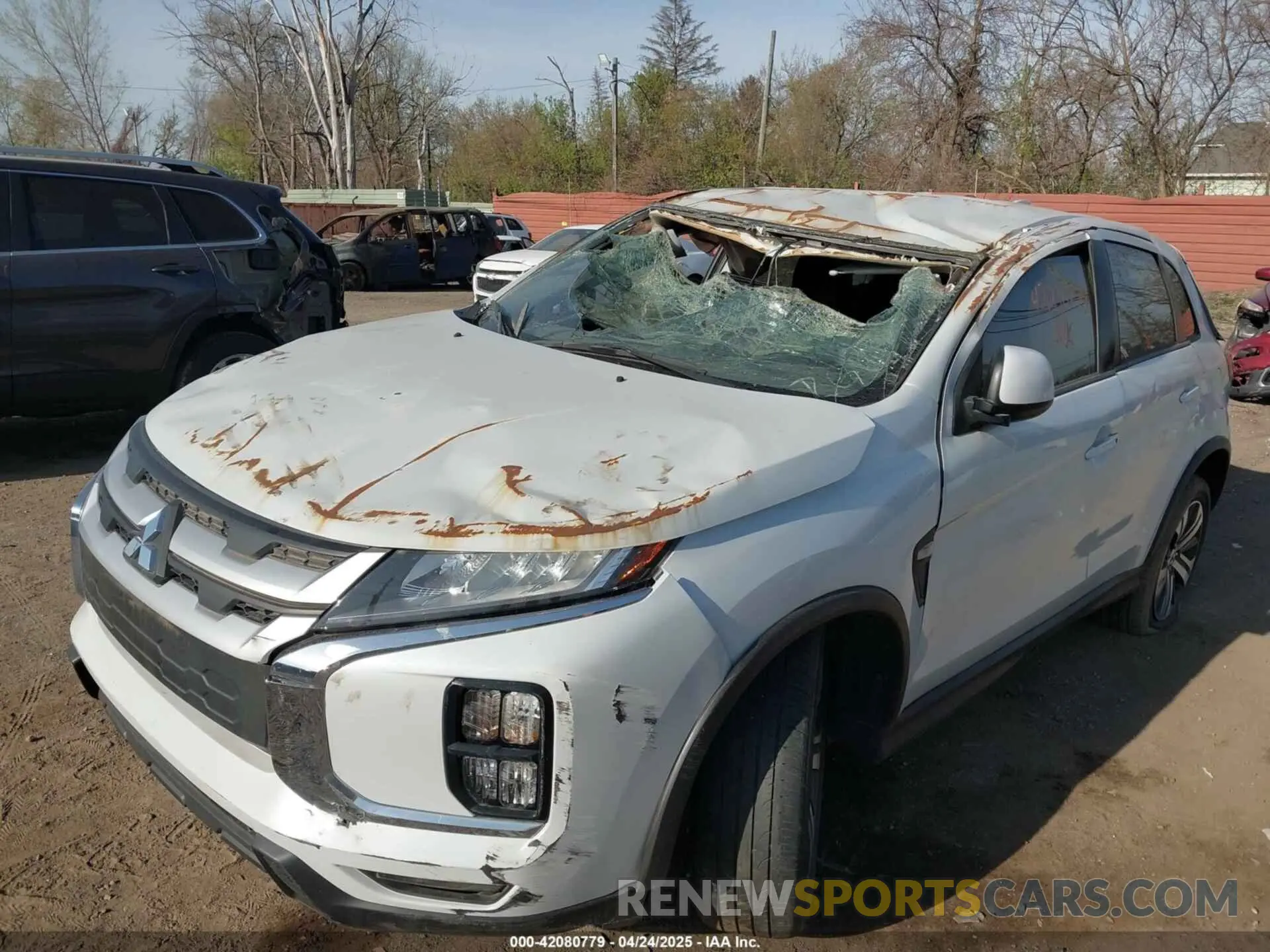 6 Photograph of a damaged car JA4APUAU6NU004461 MITSUBISHI OUTLANDER SPORT 2022