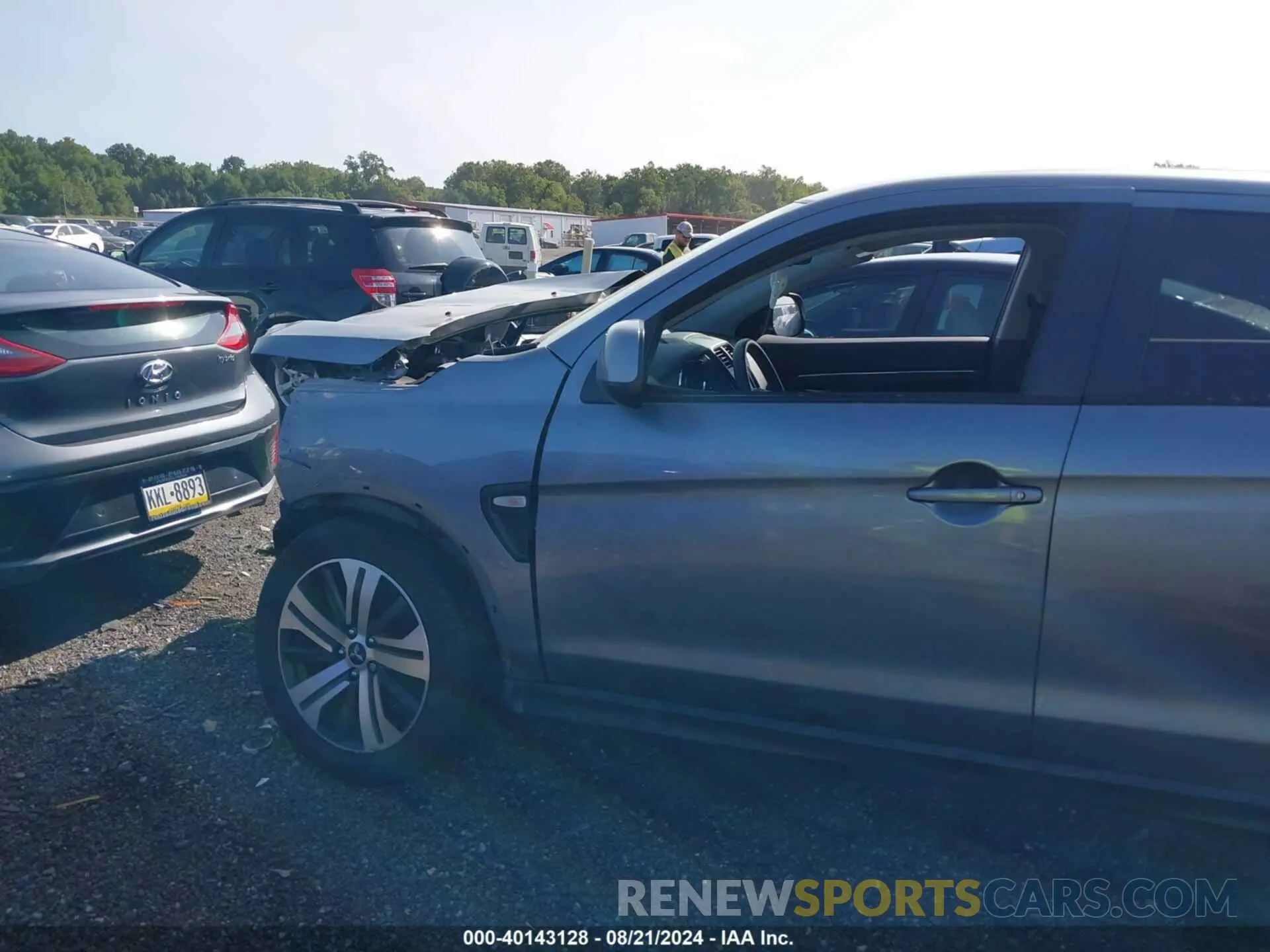 14 Photograph of a damaged car JA4APUAU8NU004400 MITSUBISHI OUTLANDER SPORT 2022