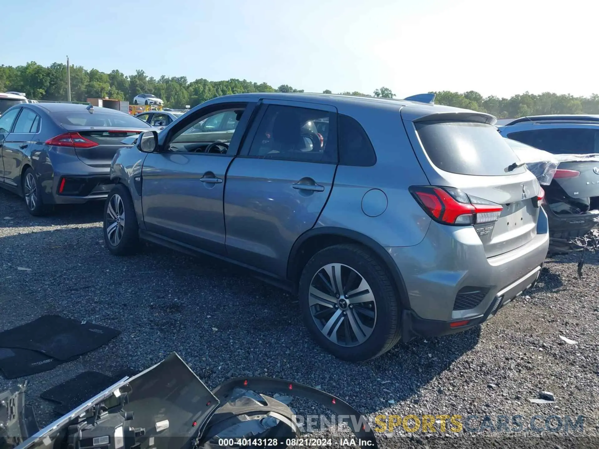3 Photograph of a damaged car JA4APUAU8NU004400 MITSUBISHI OUTLANDER SPORT 2022
