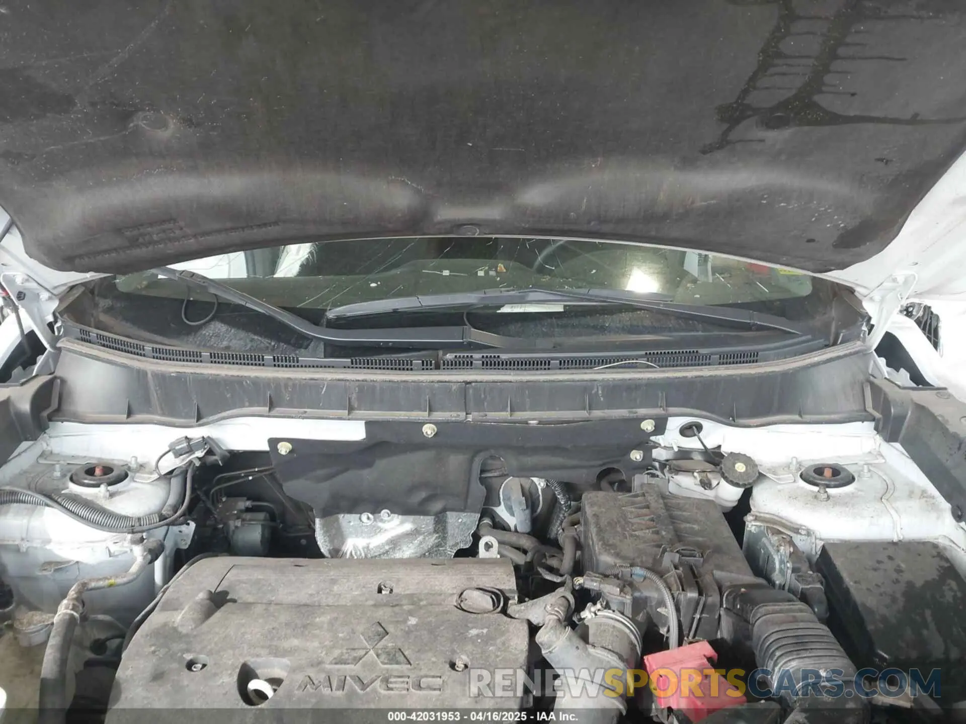 10 Photograph of a damaged car JA4APUAU9NU002722 MITSUBISHI OUTLANDER SPORT 2022