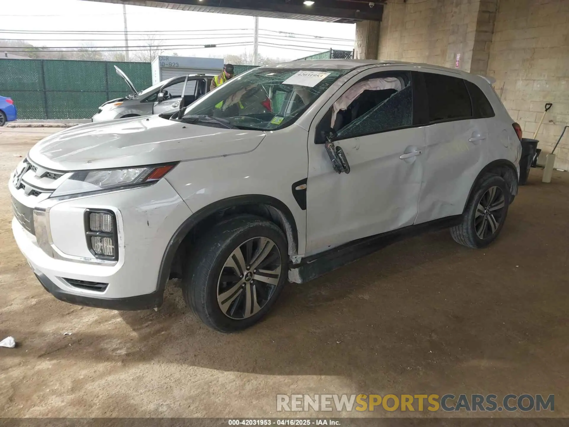 2 Photograph of a damaged car JA4APUAU9NU002722 MITSUBISHI OUTLANDER SPORT 2022