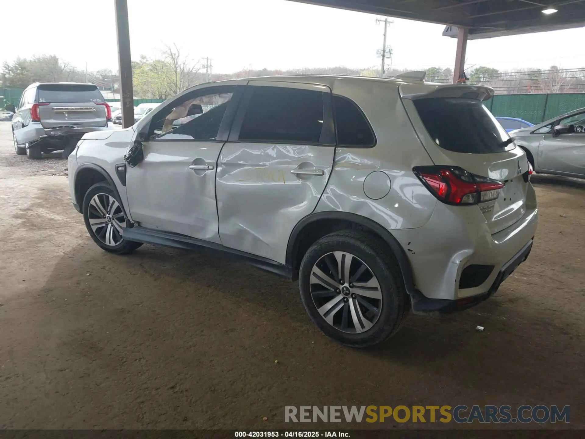 3 Photograph of a damaged car JA4APUAU9NU002722 MITSUBISHI OUTLANDER SPORT 2022