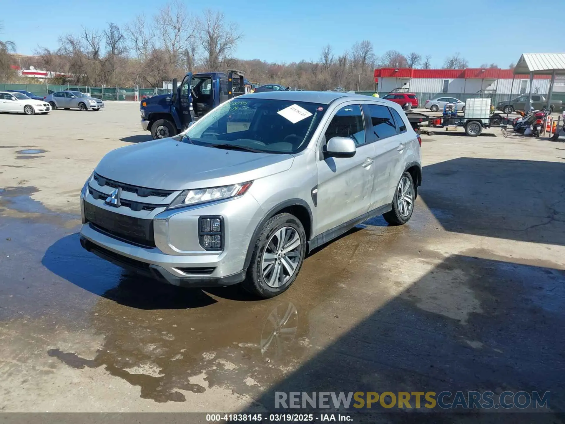 2 Photograph of a damaged car JA4APUAUXNU012367 MITSUBISHI OUTLANDER SPORT 2022