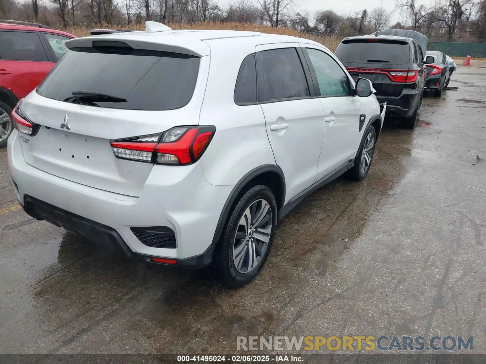 4 Photograph of a damaged car JA4APUAUXNU016760 MITSUBISHI OUTLANDER SPORT 2022
