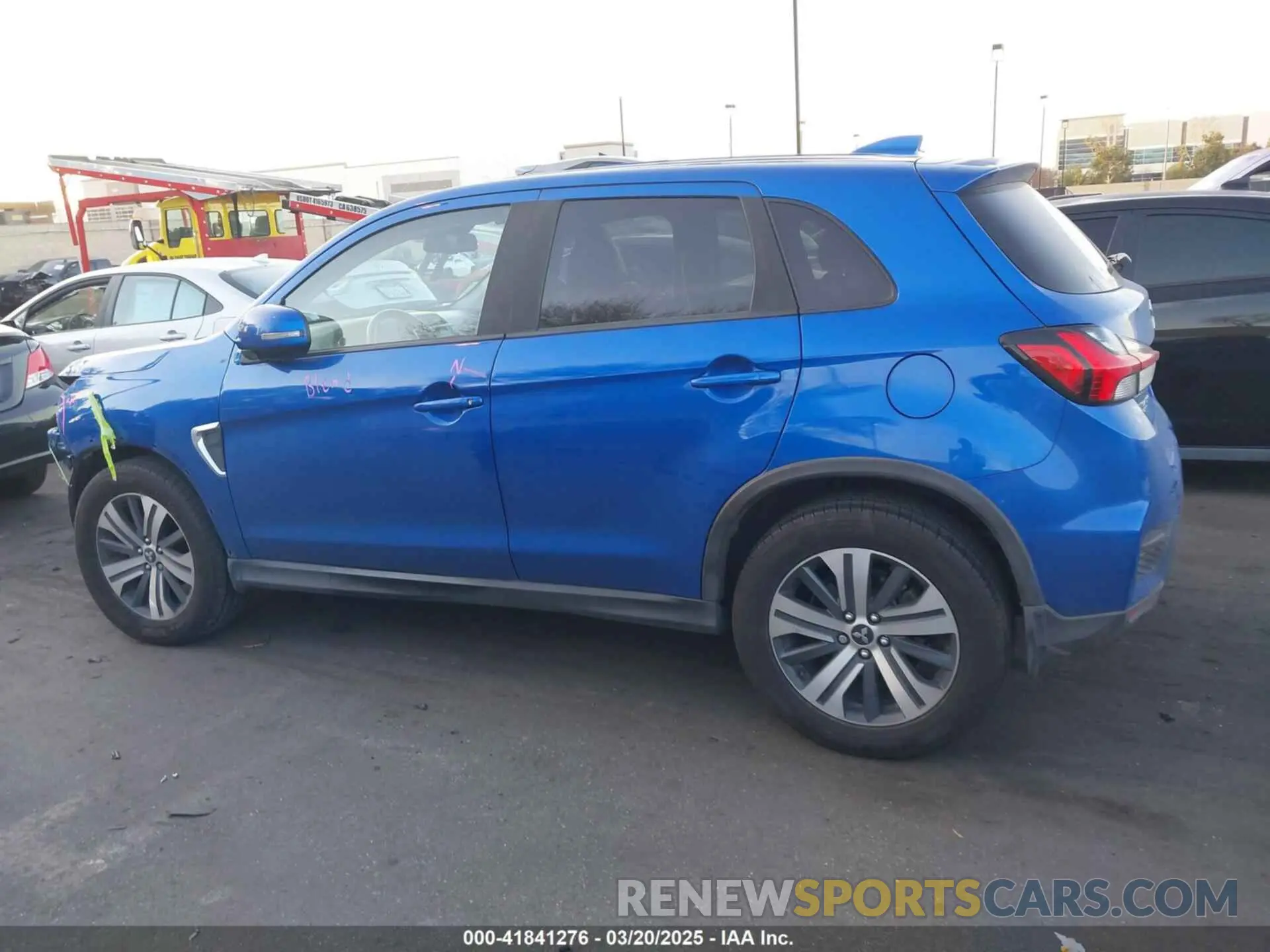 15 Photograph of a damaged car JA4APVAU0NU014327 MITSUBISHI OUTLANDER SPORT 2022