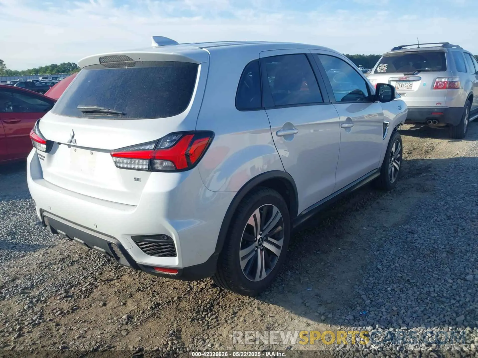 4 Photograph of a damaged car JA4APVAU2NU011803 MITSUBISHI OUTLANDER SPORT 2022