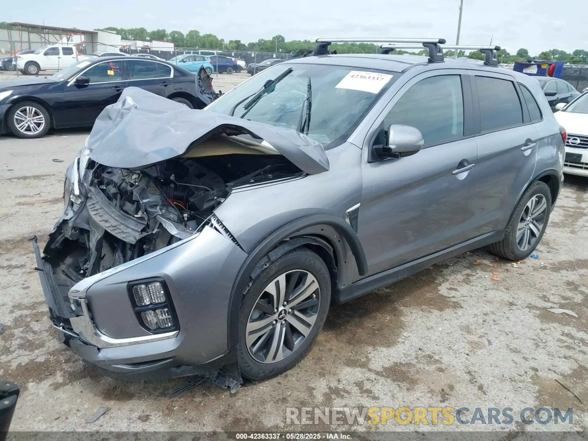 2 Photograph of a damaged car JA4APVAU8NU019789 MITSUBISHI OUTLANDER SPORT 2022