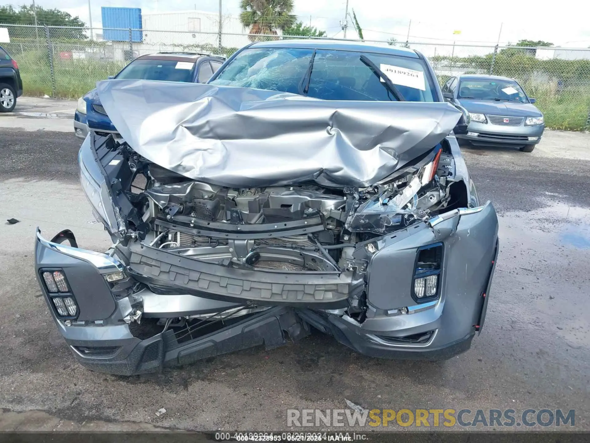 6 Photograph of a damaged car JA4APVAU9NU000233 MITSUBISHI OUTLANDER SPORT 2022