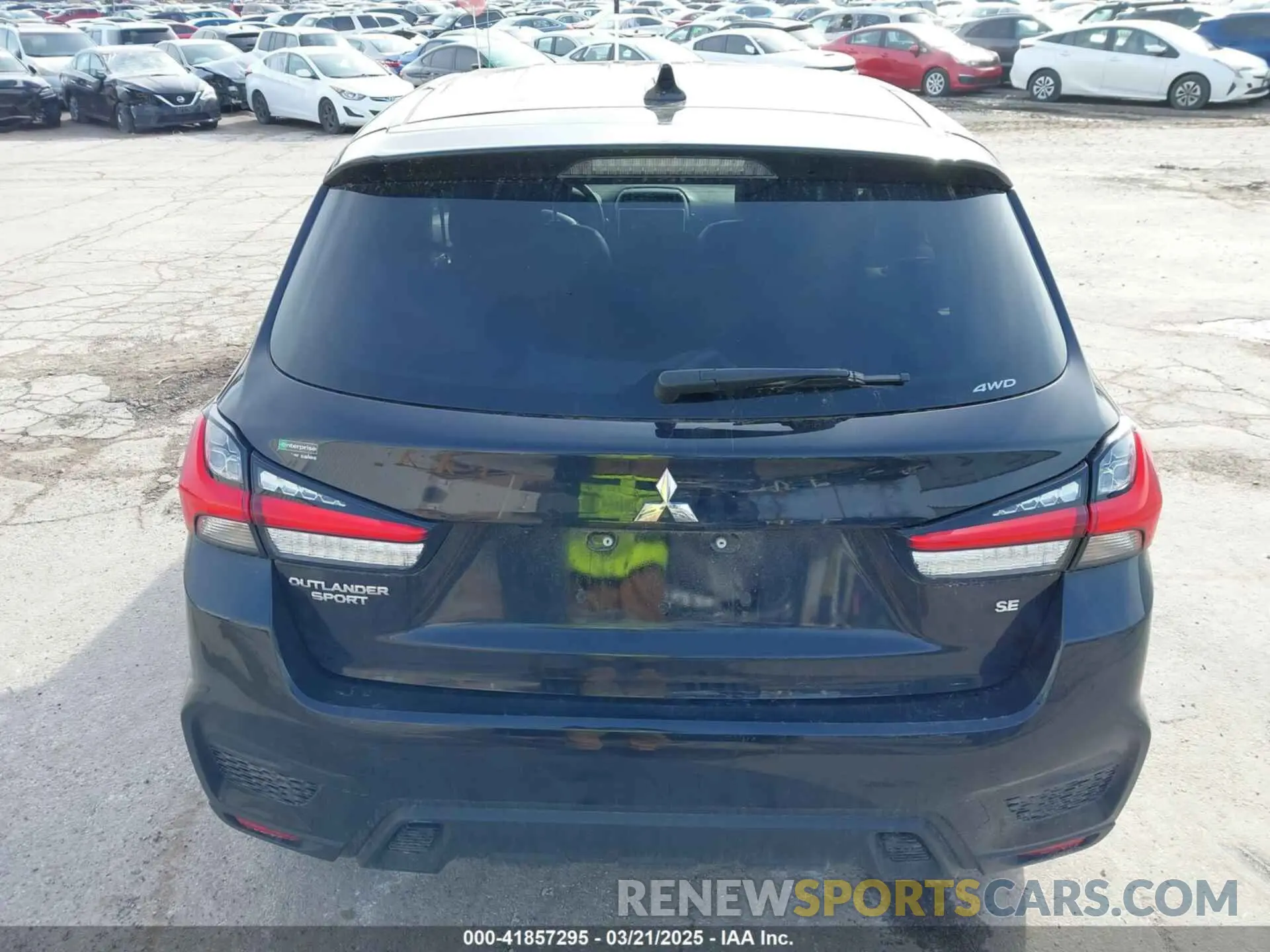 16 Photograph of a damaged car JA4ARUAU0NU008029 MITSUBISHI OUTLANDER SPORT 2022