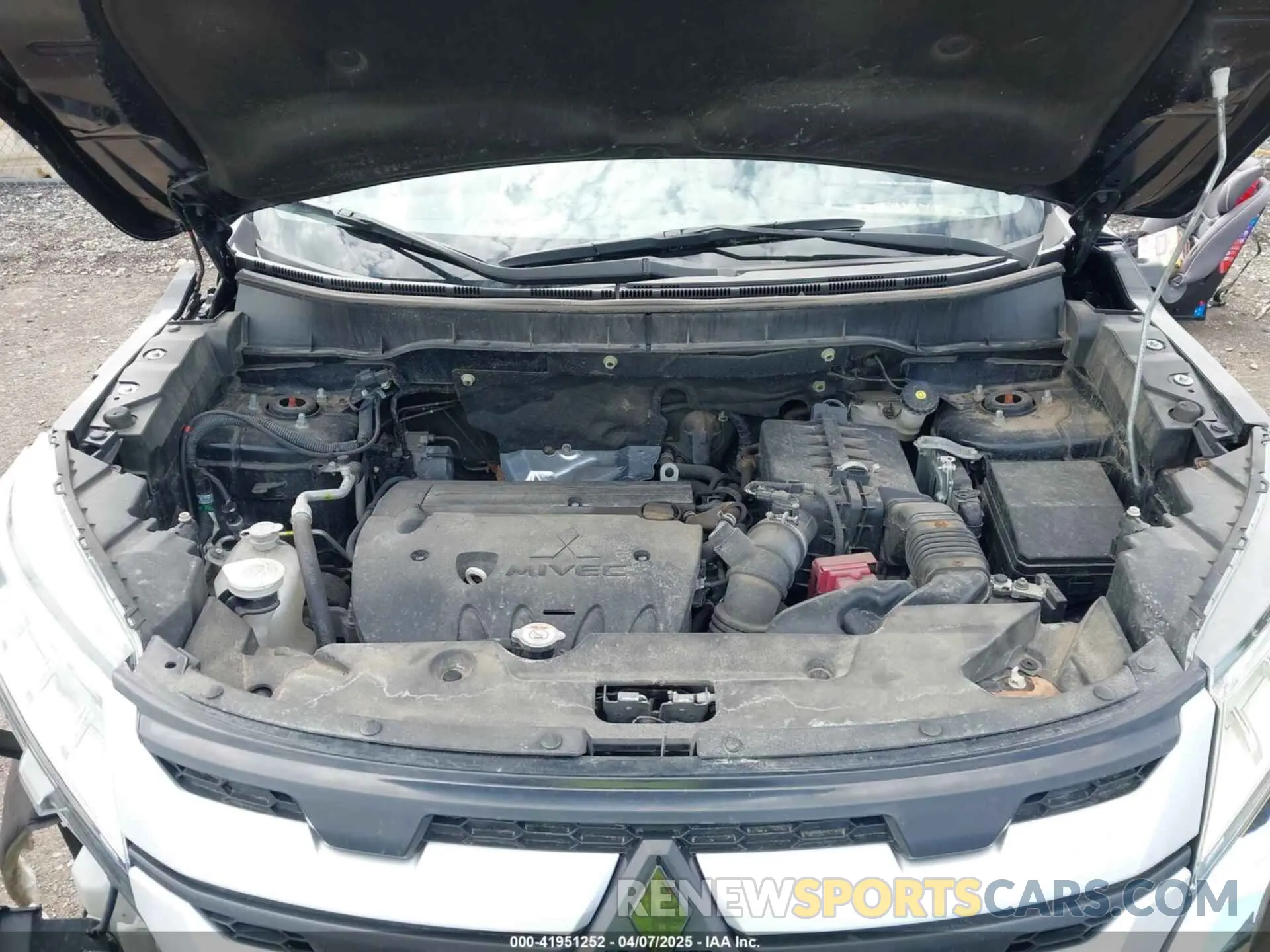 10 Photograph of a damaged car JA4ARUAU2NU006511 MITSUBISHI OUTLANDER SPORT 2022